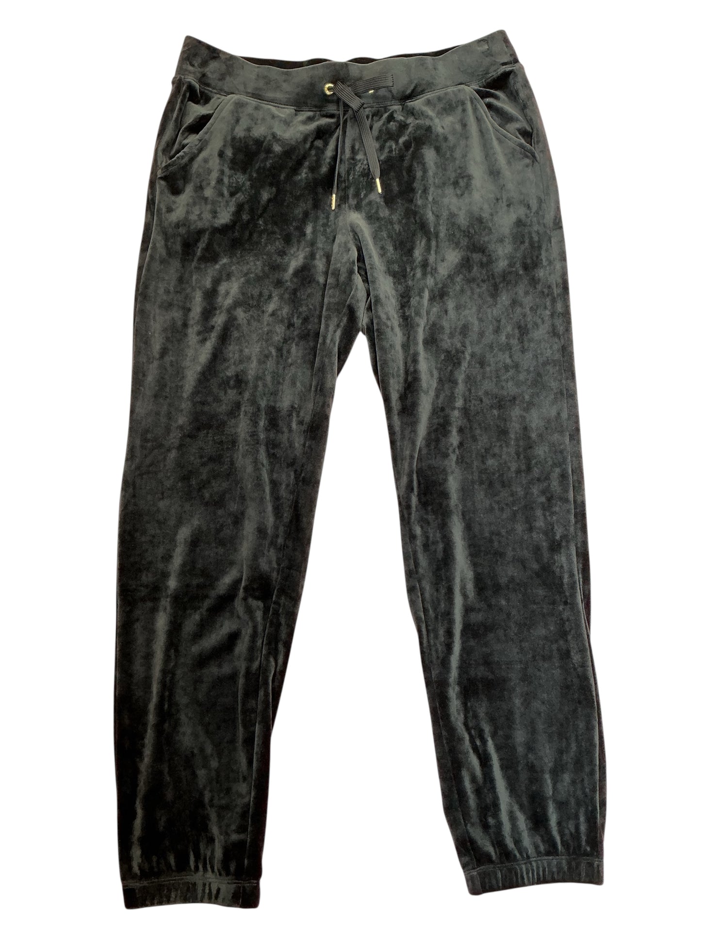 Lilly Pulitzer NWT Mallie Velour Pants Onyx - Size L