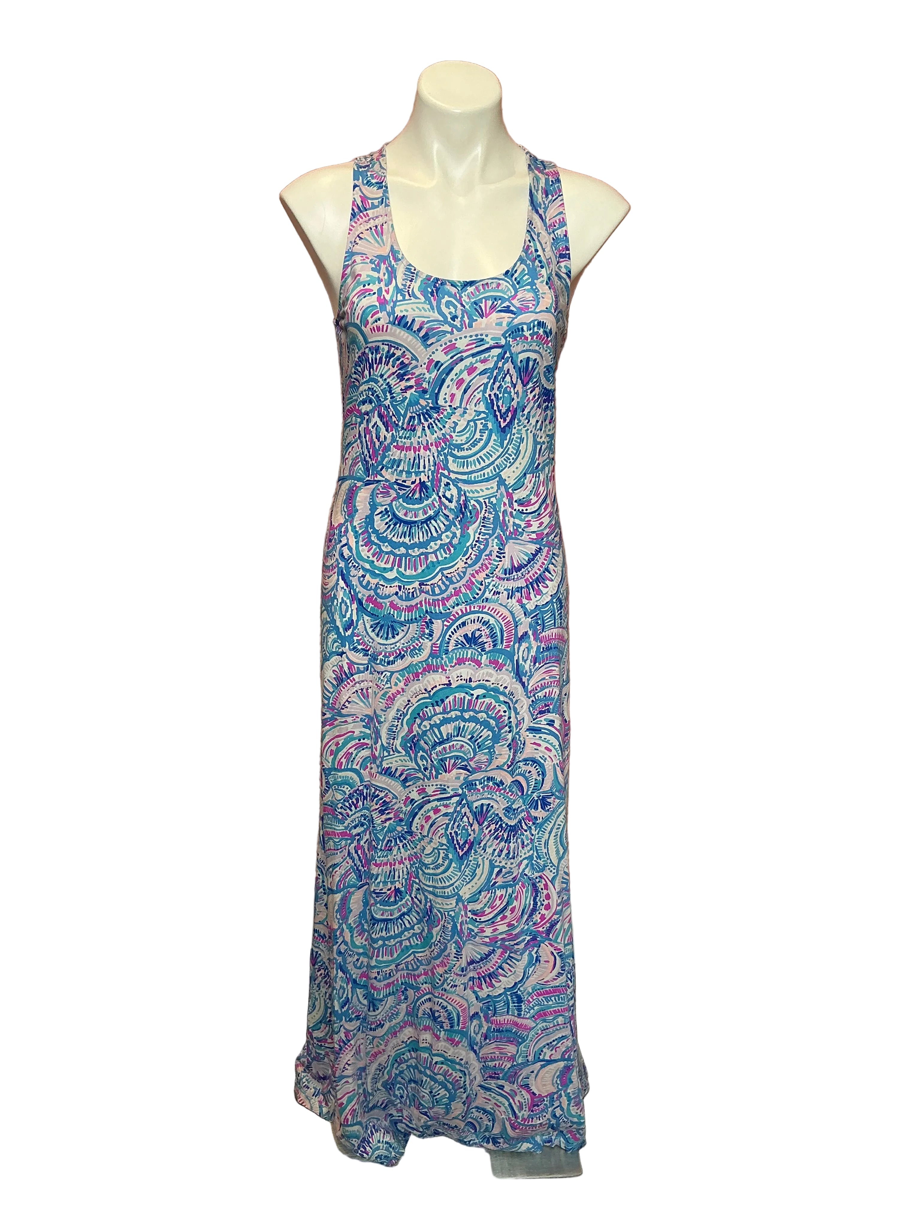 Lilly Pulitzer Treena Maxi Dress Happy As a Clam - Size S