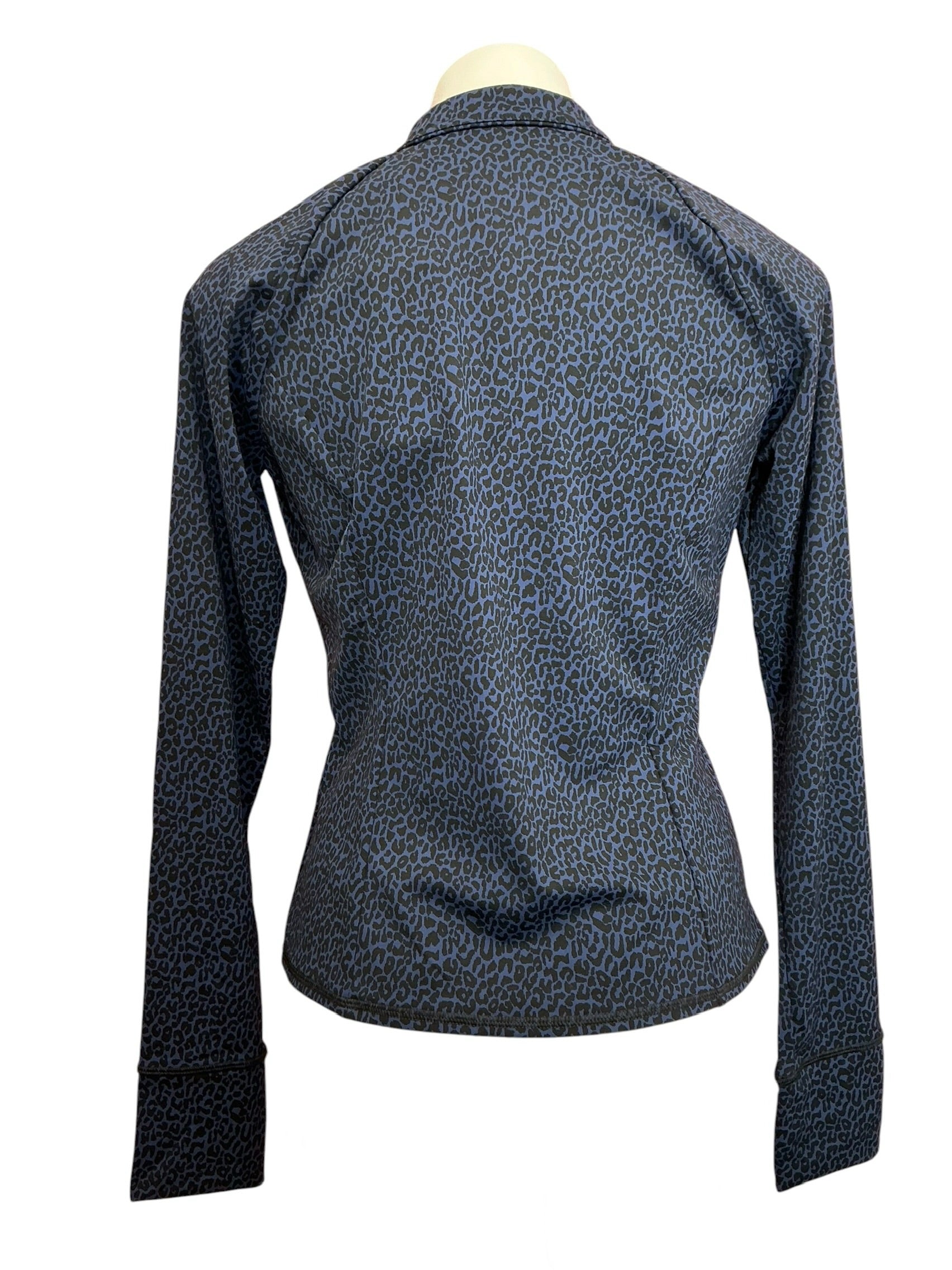 Lilly Pulitzer NWT Sur Mer Half Zip Top UPF 50+ Low Tide Navy Twisted Up Active Jacquard - Size M