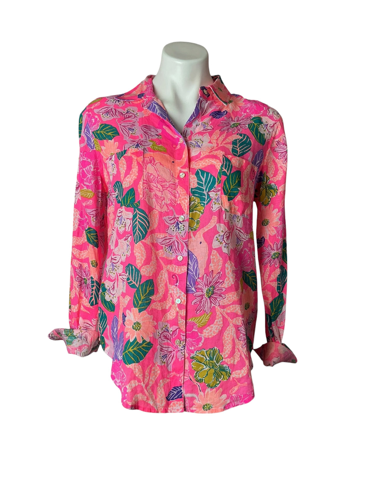 Lilly Pulitzer NWT Sea View Pink Isle Best Friends - Size S