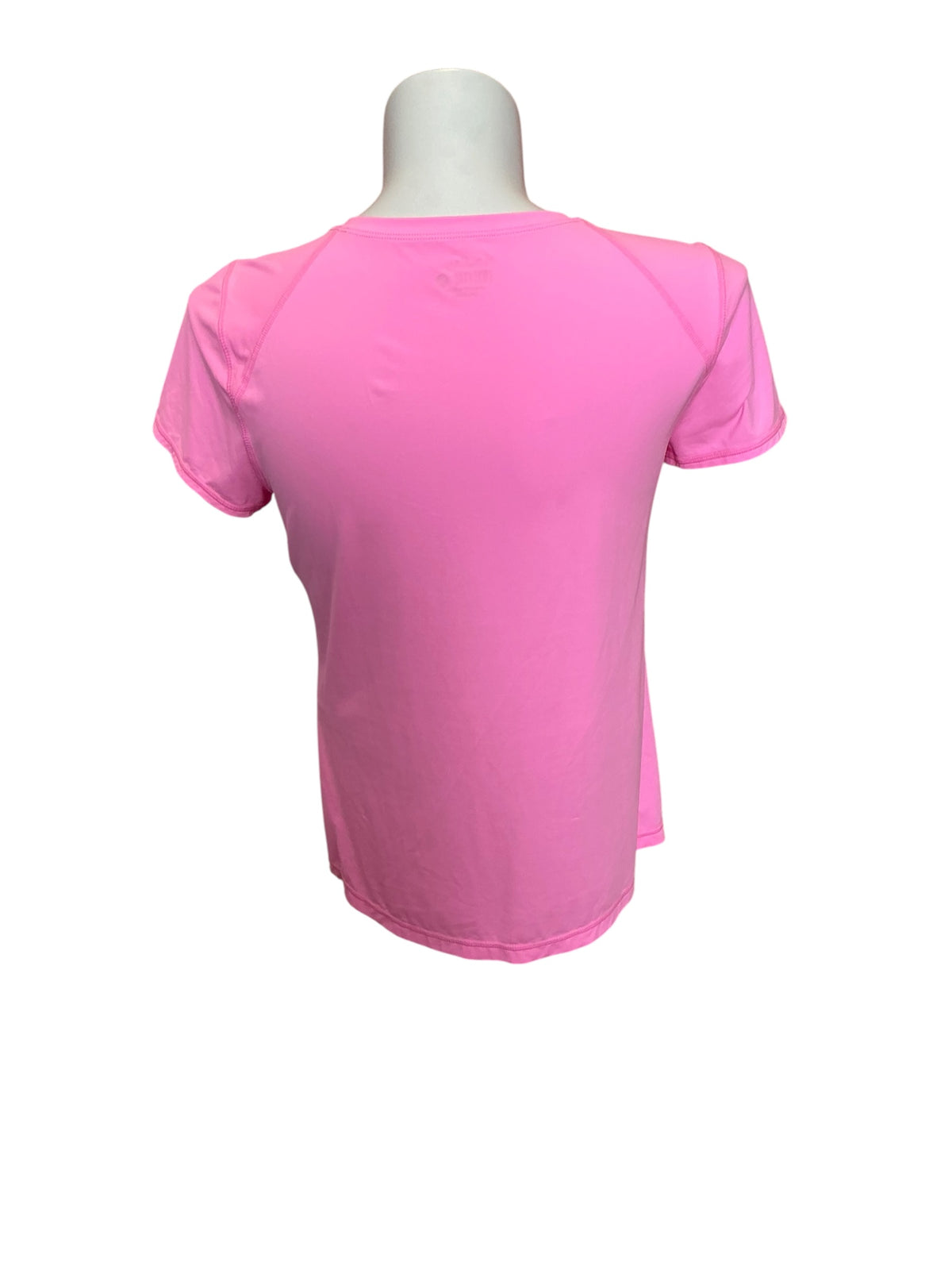 Lilly Pulitzer Renay V-Neck Active Tee Solid Pink - Size XL