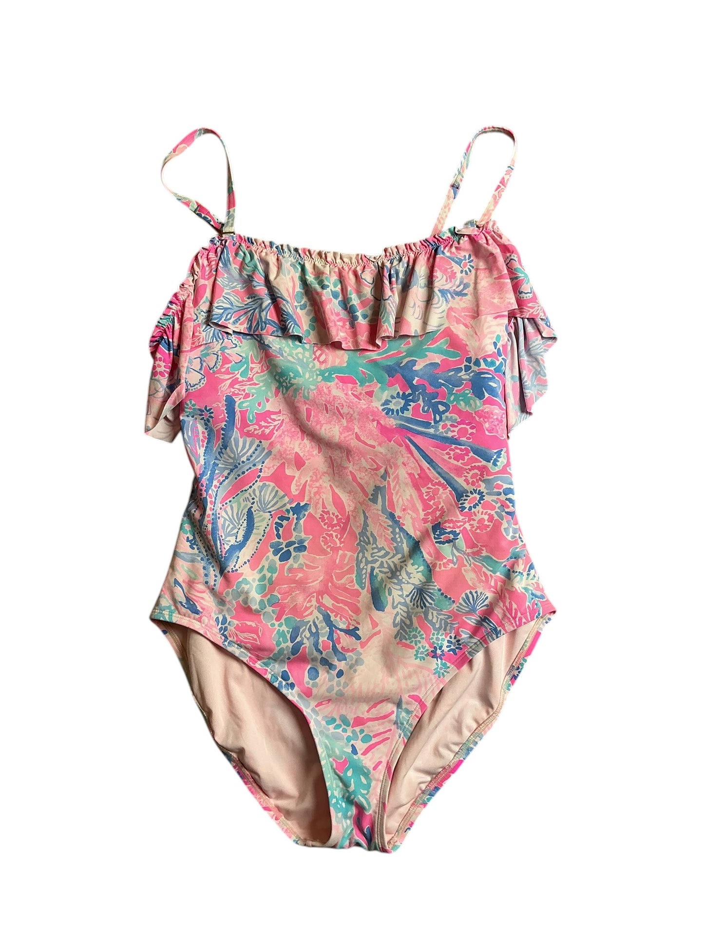 Lilly Pulitzer Fiesta One-Piece SwimSuit Aquadesiac - Size 14
