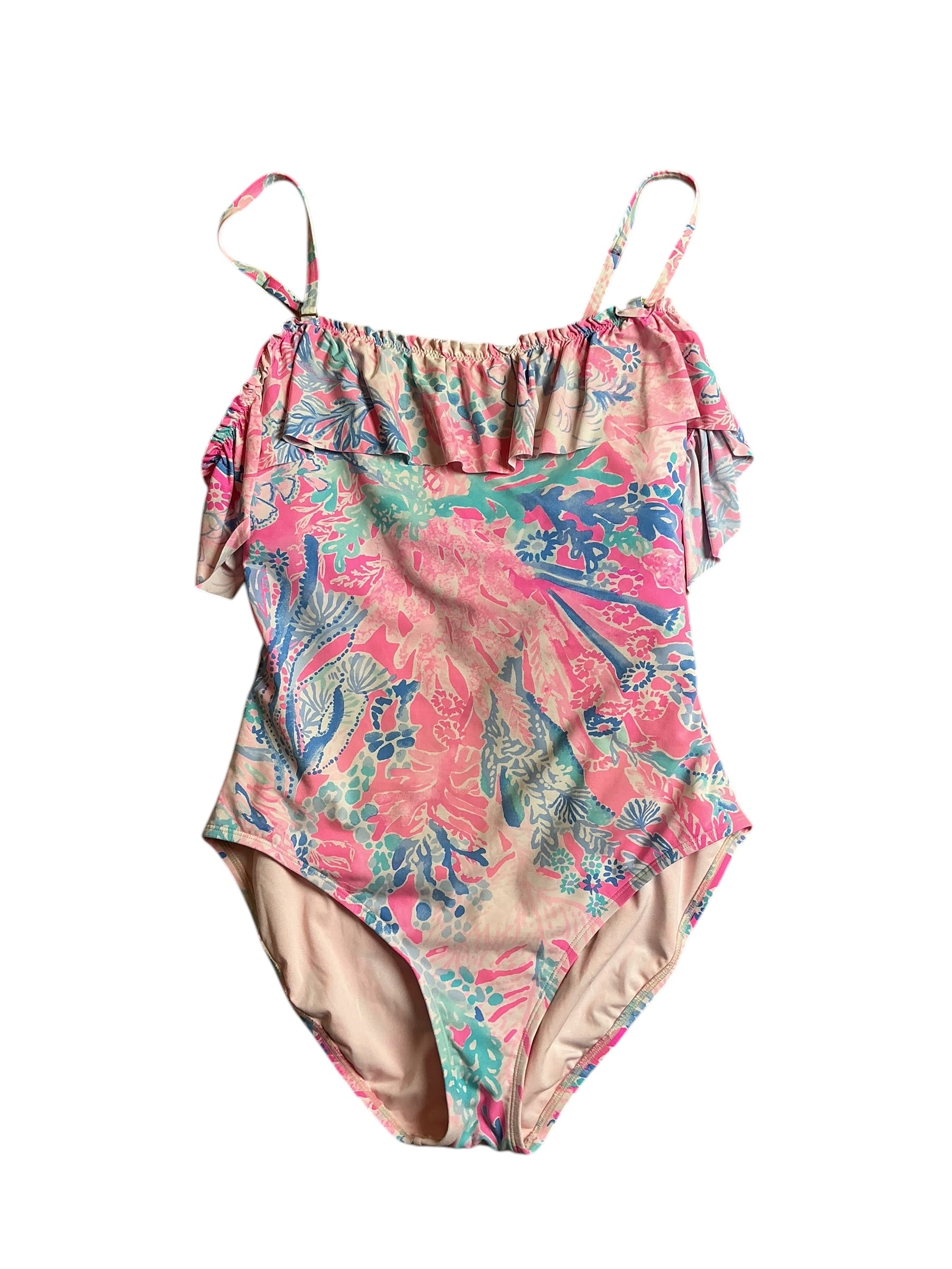 Lilly Pulitzer Fiesta One-Piece SwimSuit Aquadesiac - Size 14