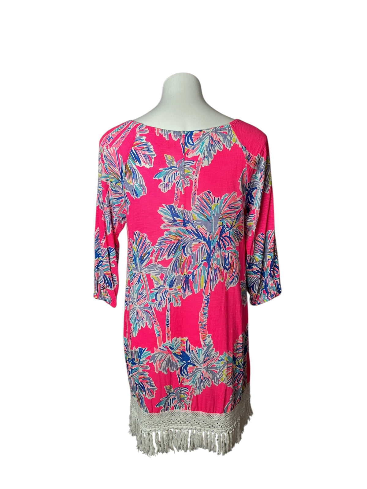 Lilly Pulitzer Alia Beach Cover-Up / Knit Dress Nice Stems - Size S