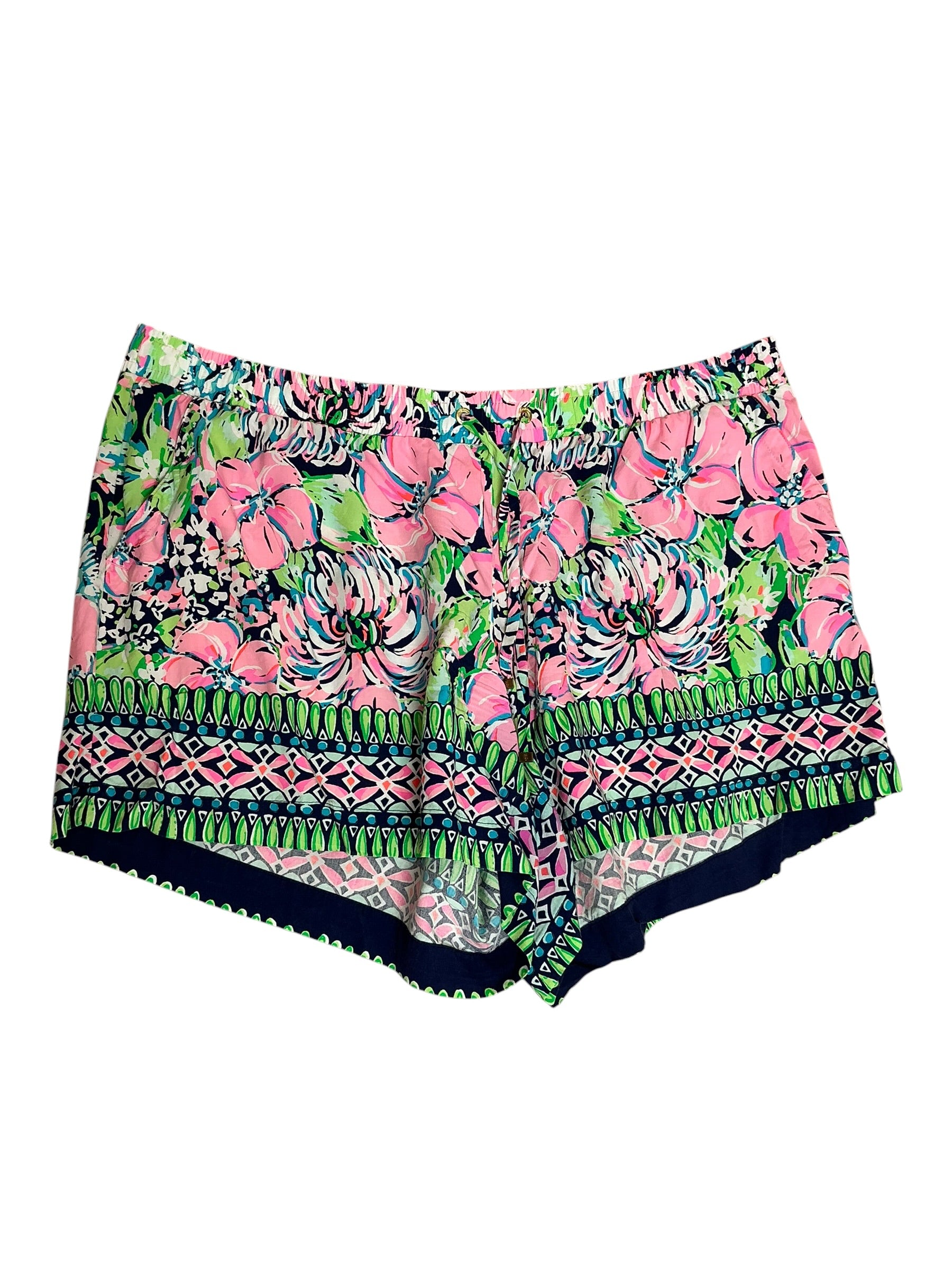 Lilly Pulitzer Katia Short High Tide Tall Order Engineered - Size XL