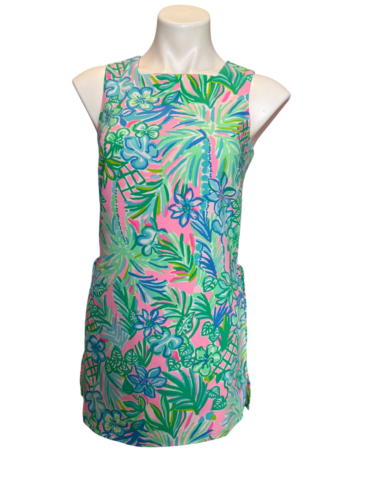 Lilly Pulitzer Edita Shift Seacret Escape - Size 0