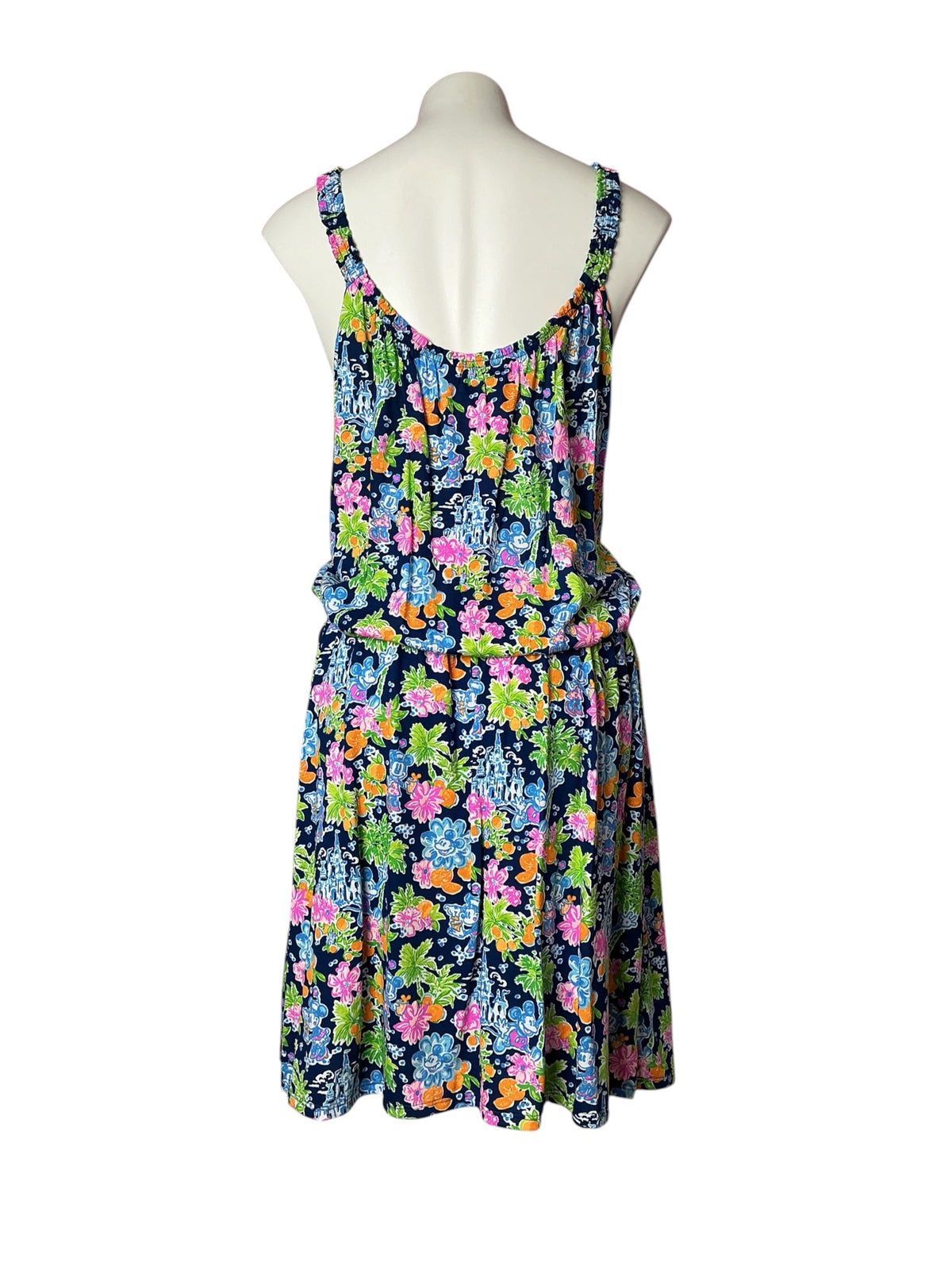 Lilly Pulitzer NWT Loro Romper Aegean Navy Lilly Loves Disney - Size XL