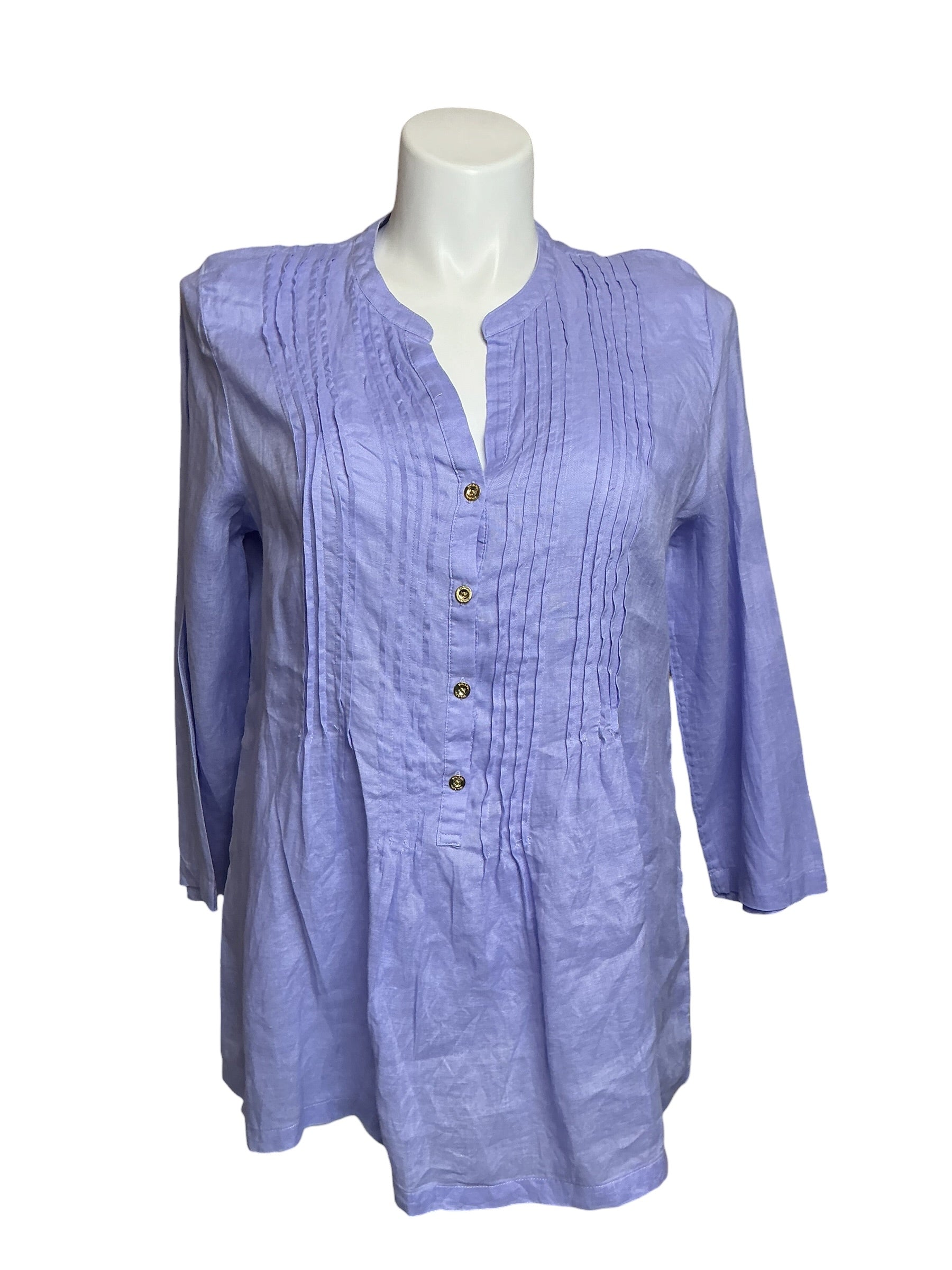 Lilly Pulitzer Sarasota Linen Tunic - Lilly’s Lilac Seacoast Linen - Size L