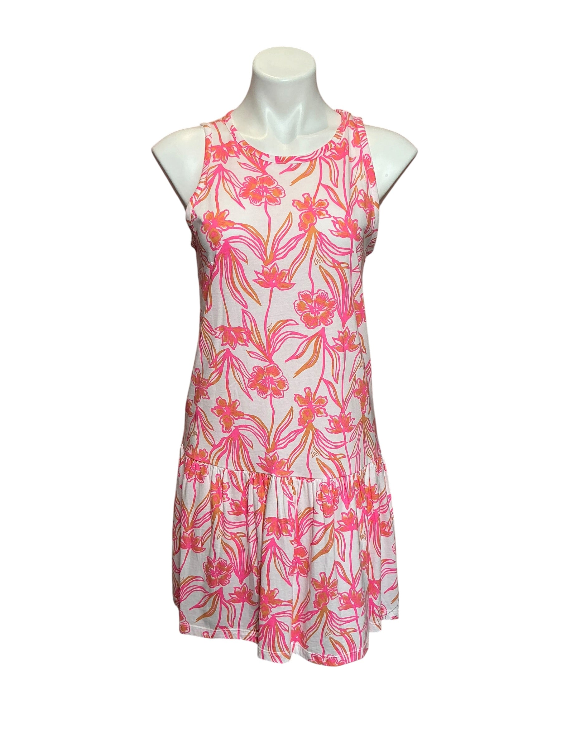 Lilly Pulitzer NWT Dixi Resort White Lovely Long Stems - Size S