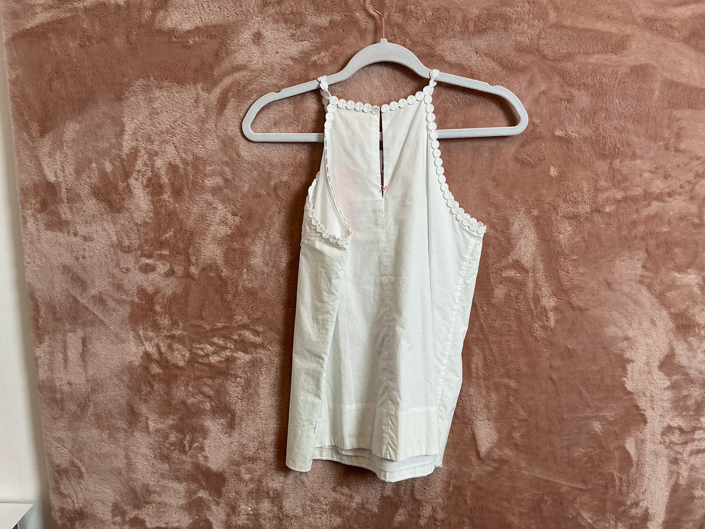 Lilly Pulitzer Top NWT - Britt Cotton Halter Top - Resort White - Size 0