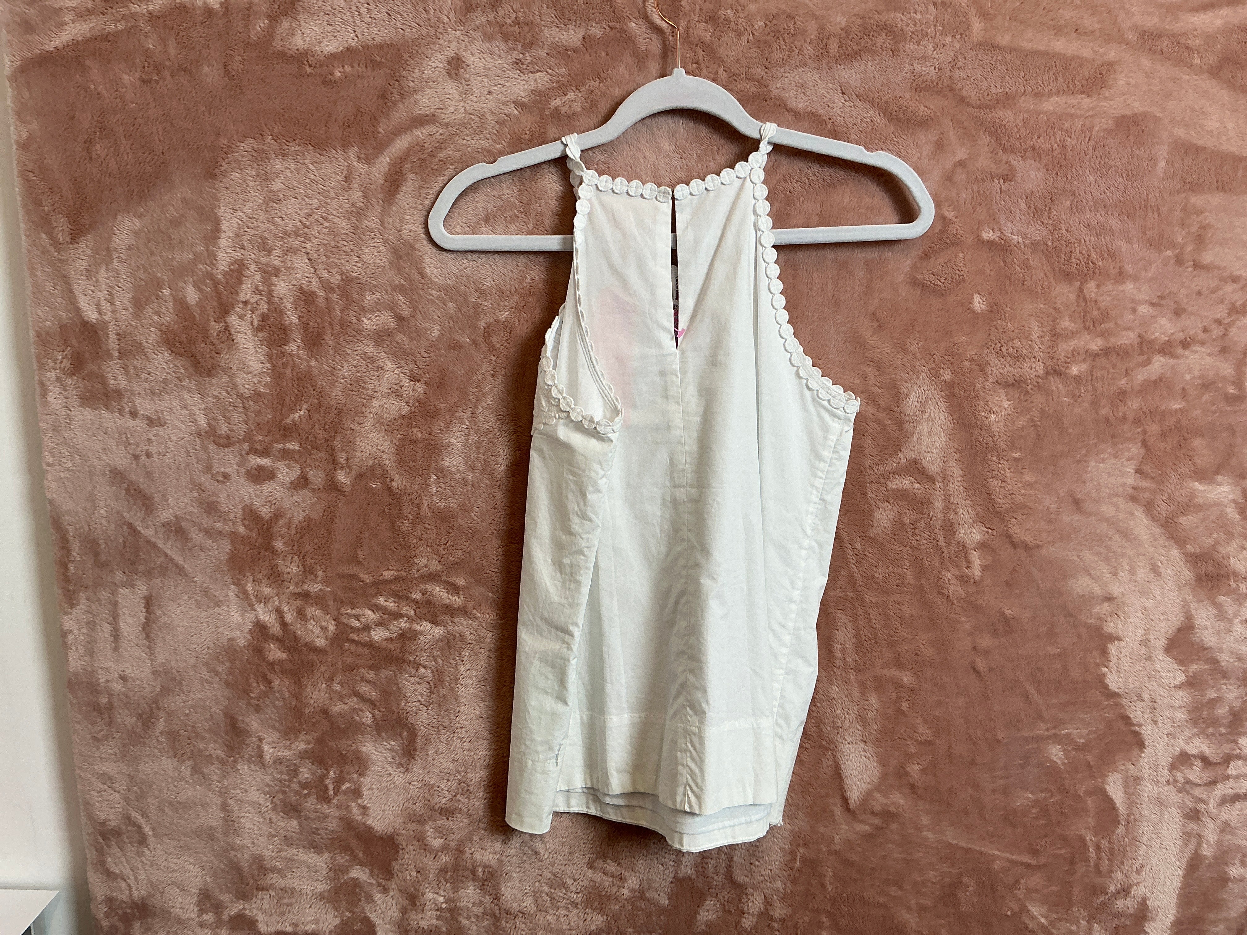 Lilly Pulitzer Top NWT - Britt Cotton Halter Top - Resort White - Size 0