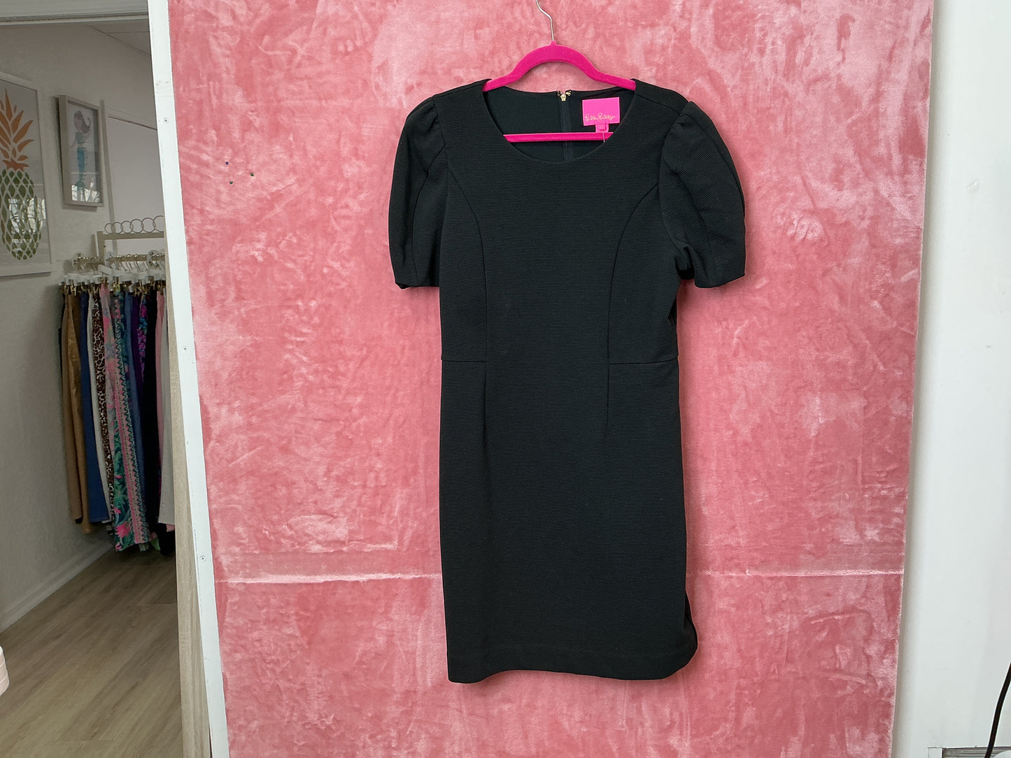 Lilly Pulitzer NWT Emilie Short Sleeve Shift Onyx - Size 12