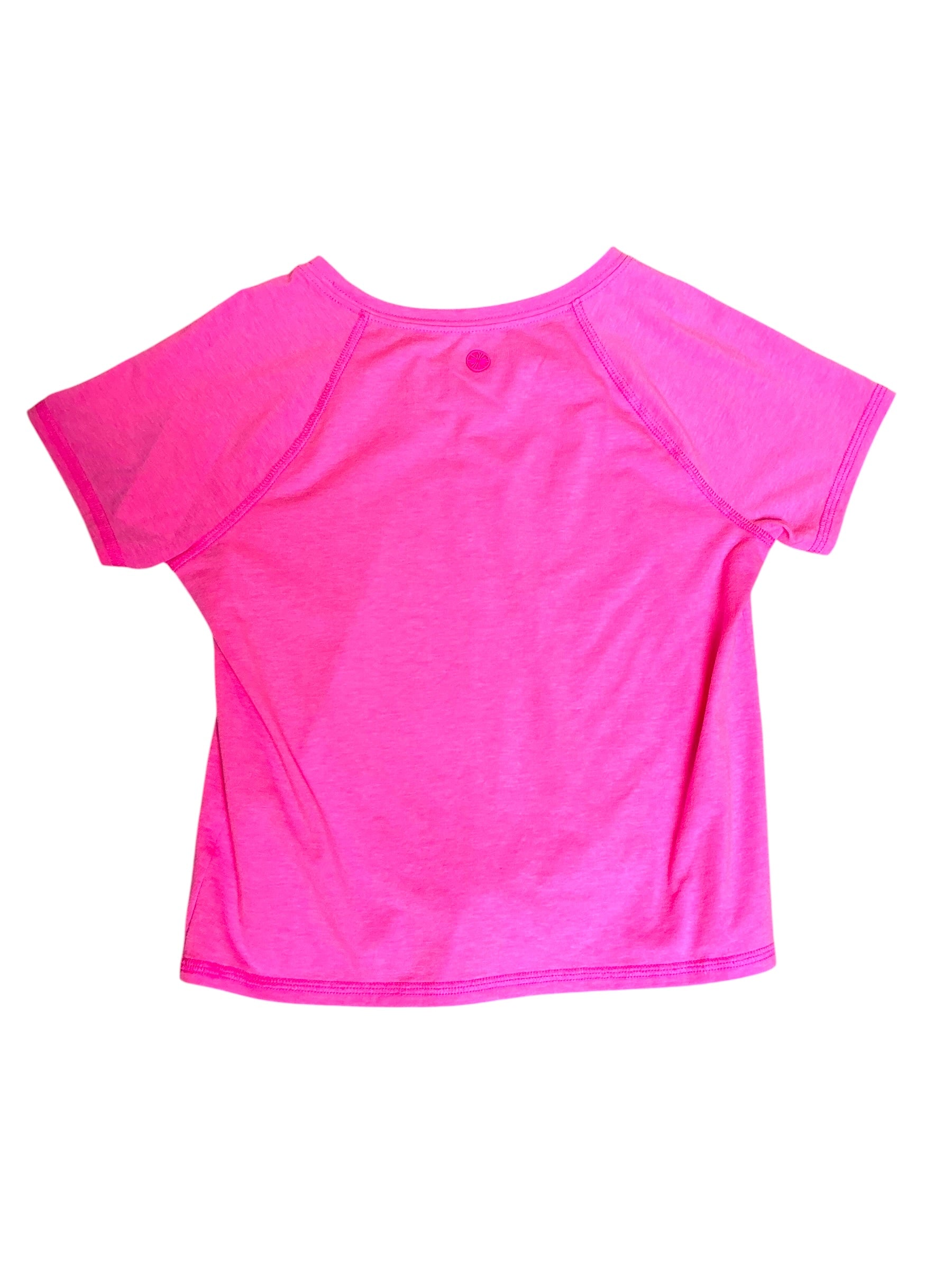 Lilly Pulitzer Kieran Active Tee SPF 50+ Pink Palms - Size XL (12-14)