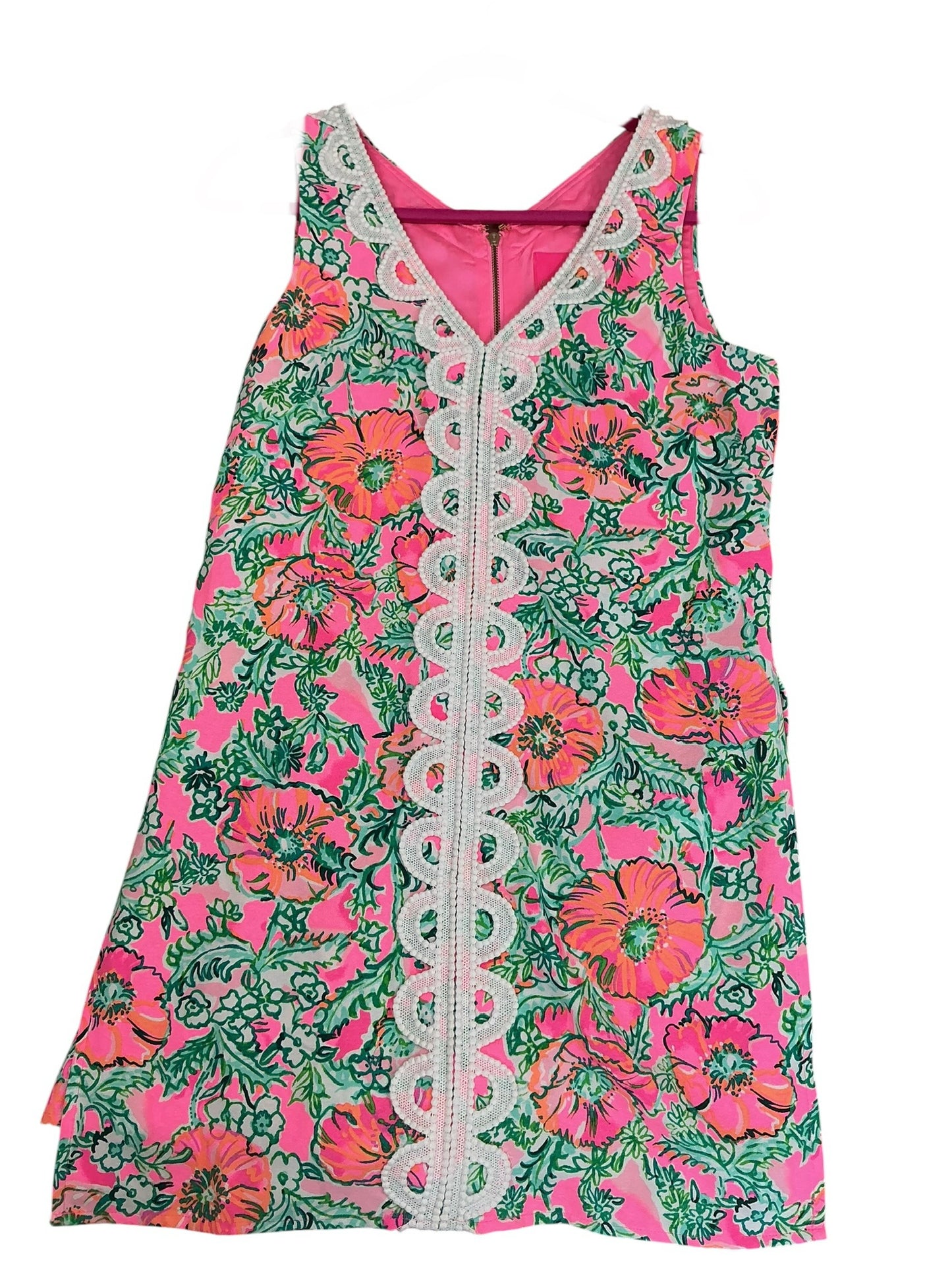 Lilly Pulitzer Ronnie Romper Soleil Pink Perfect Poppy - Size 2