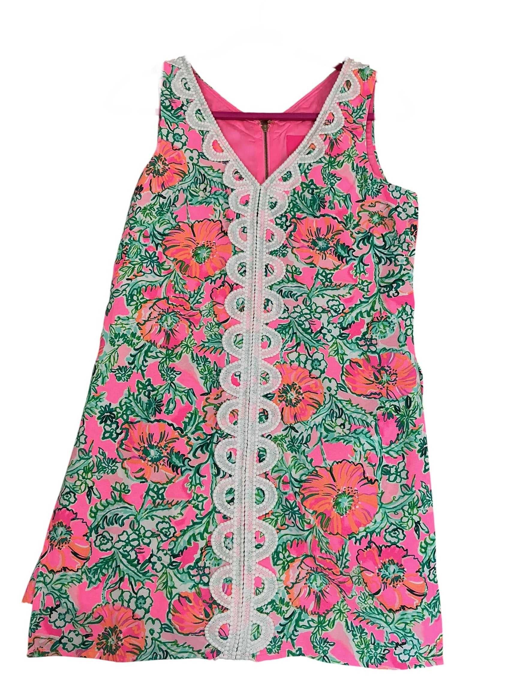 Lilly Pulitzer Ronnie Romper Soleil Pink Perfect Poppy - Size 2