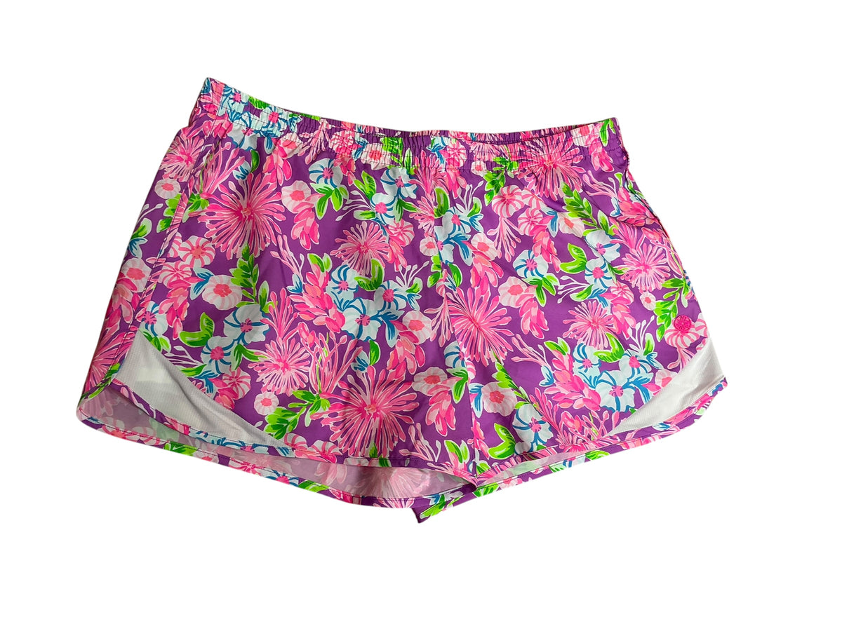Lilly Pulitzer NWT Ocean Trail Short Amethyst Moms The Word - Size M