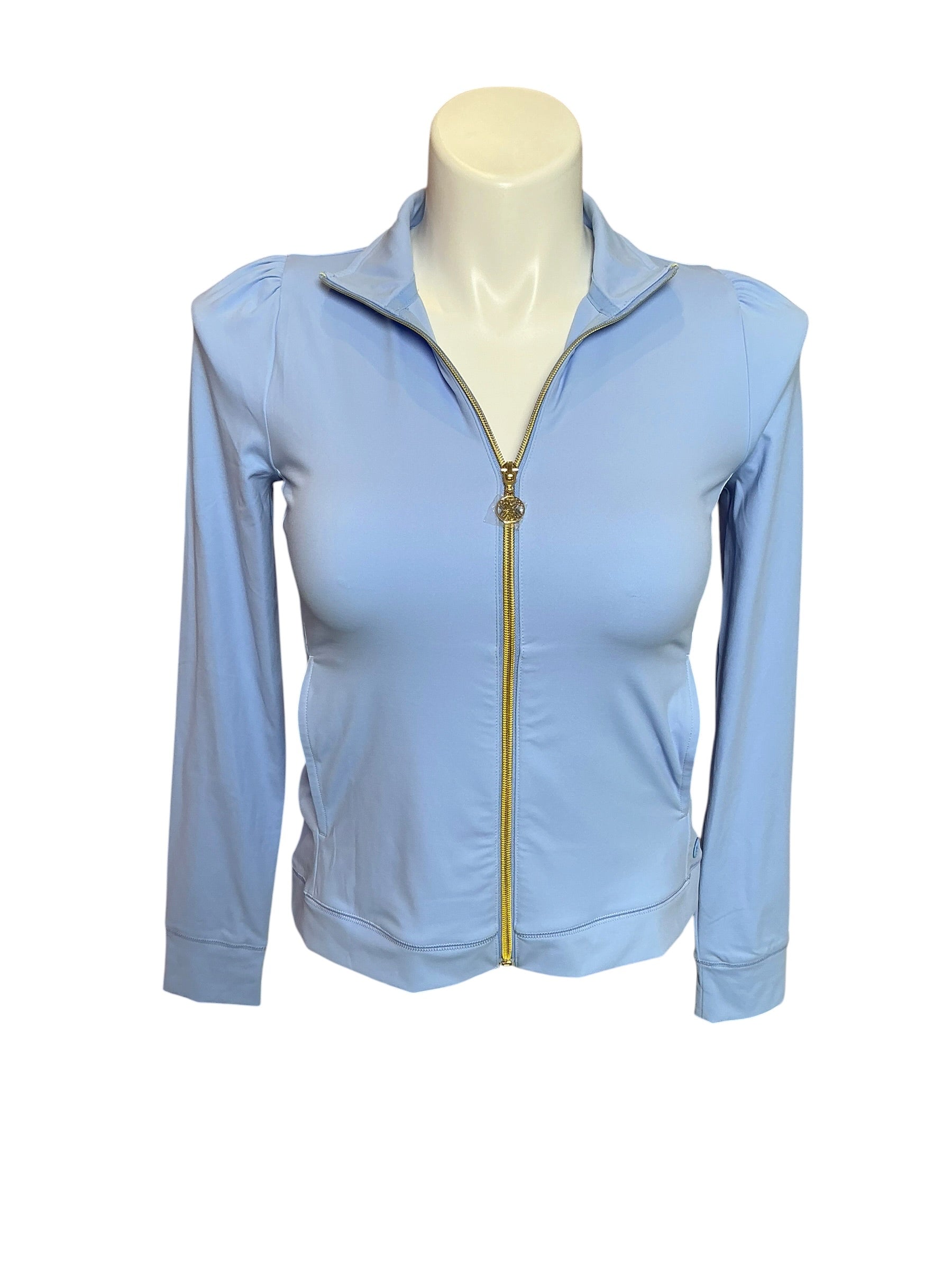 Lilly Pulitzer NWT Caraway Jacket UPF 50+ Jacaranda Blue - Size XS