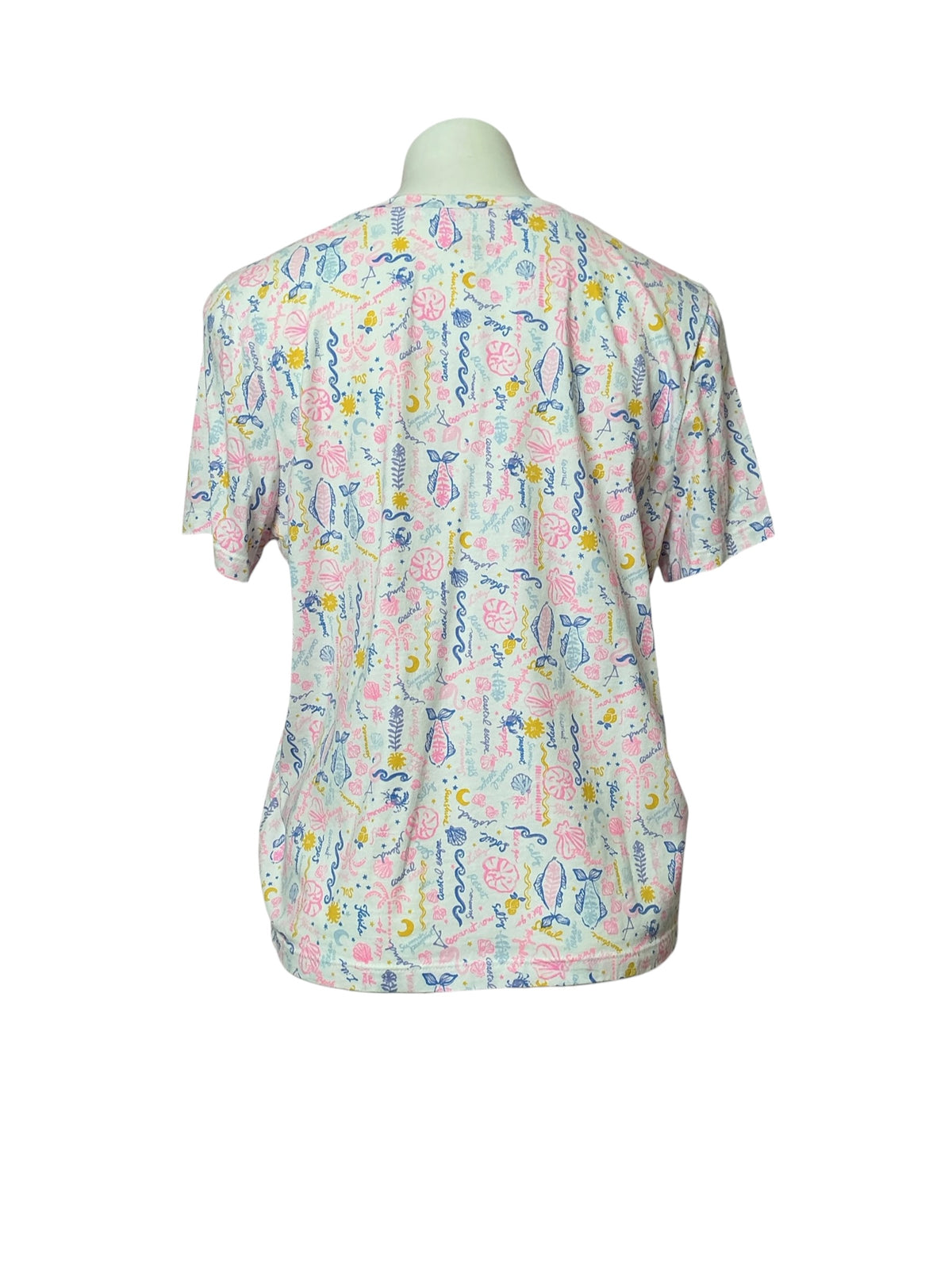Lilly Pulitzer Barreto Knit Top Multi Summer Serenade - Size L