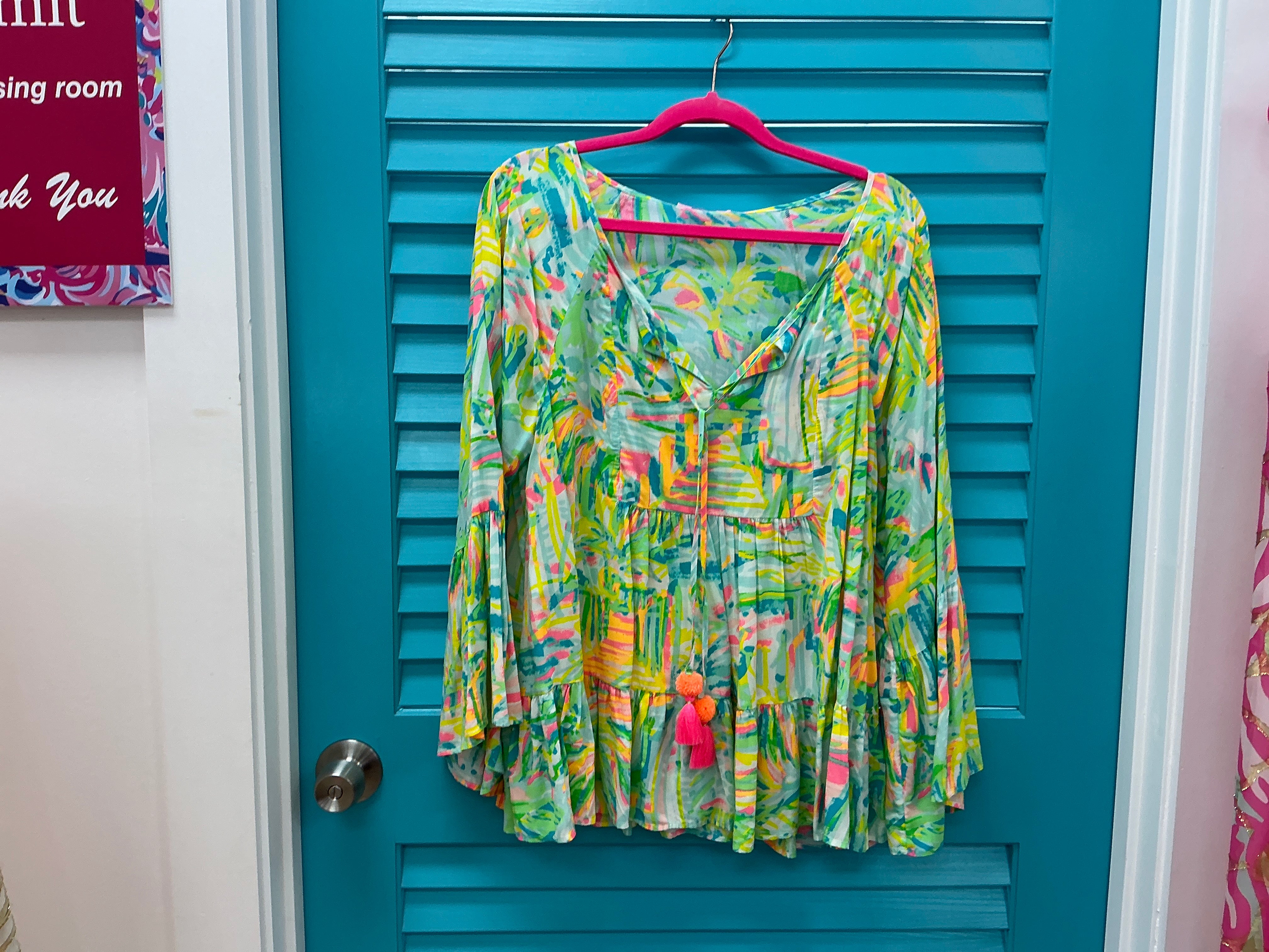 Lilly Pulitzer NWT Amisa Top Sea Salt And Sun - Size M
