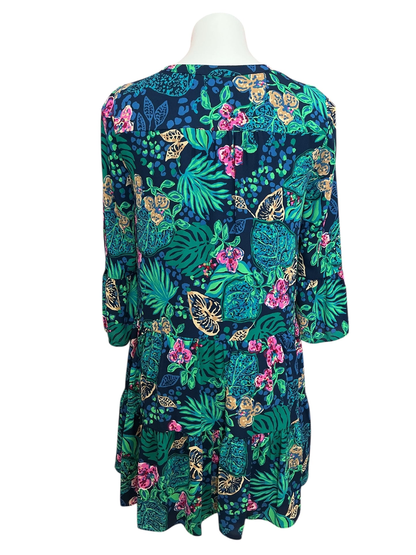 Lilly Pulitzer Gabriel Tunic Dress Low Tide Navy Life Of The Party - Size 4