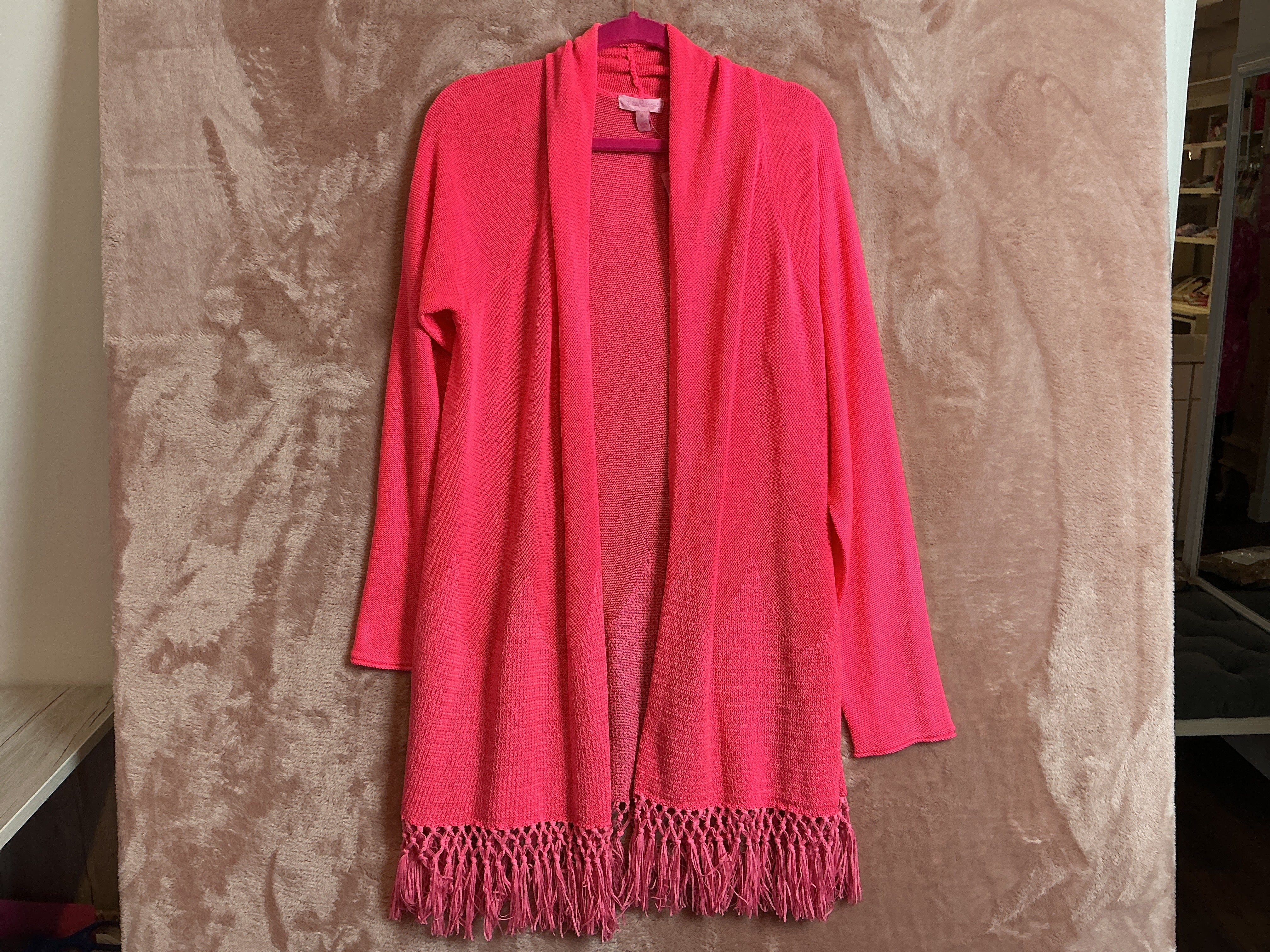 Lilly Pulitzer NWT - Tatum Cardigan - Pascha Pink - Size XL