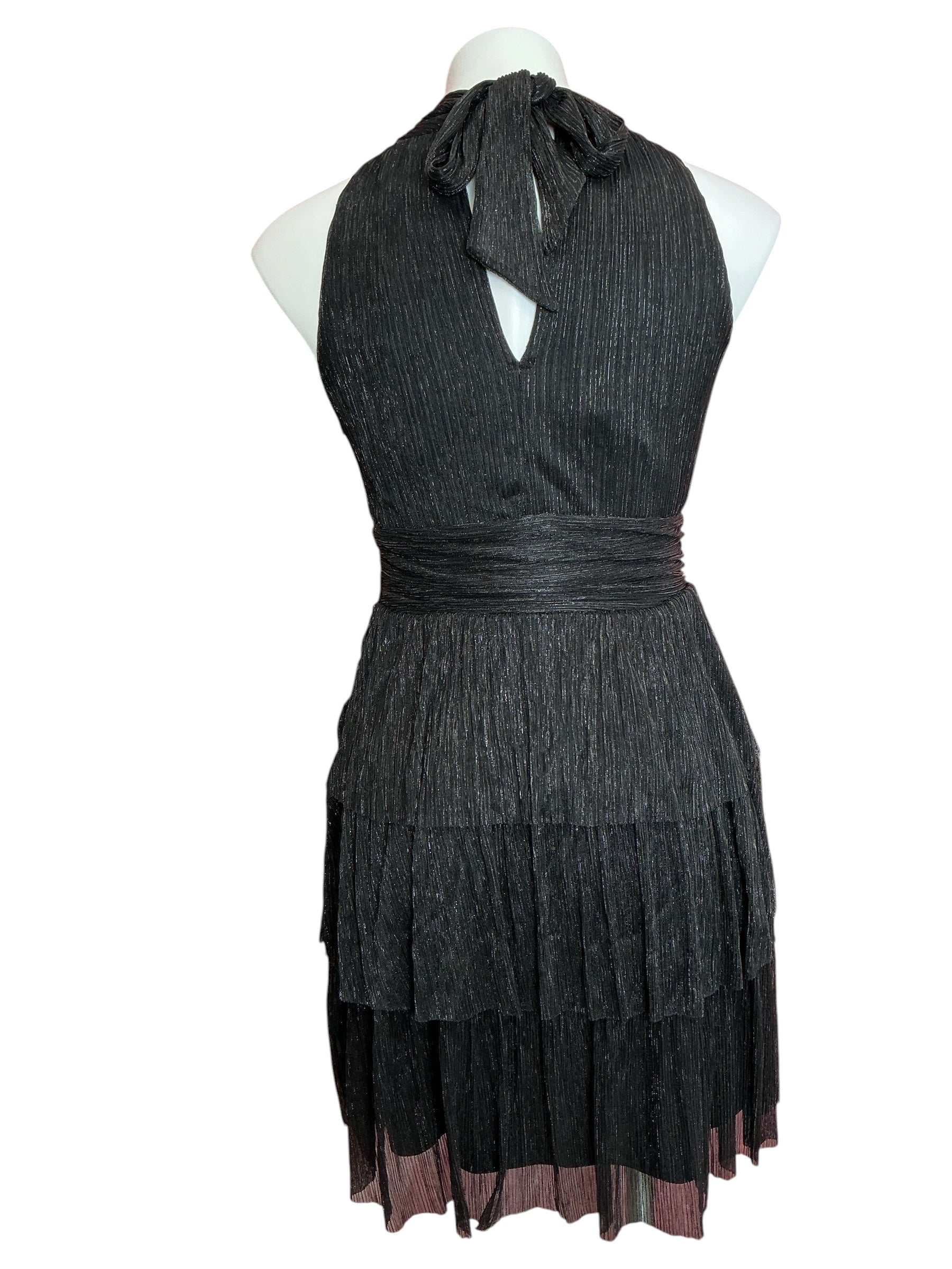 Lilly Pulitzer NWT Wyn Dress - Noir Metallic Knit Crinkle - Size 2