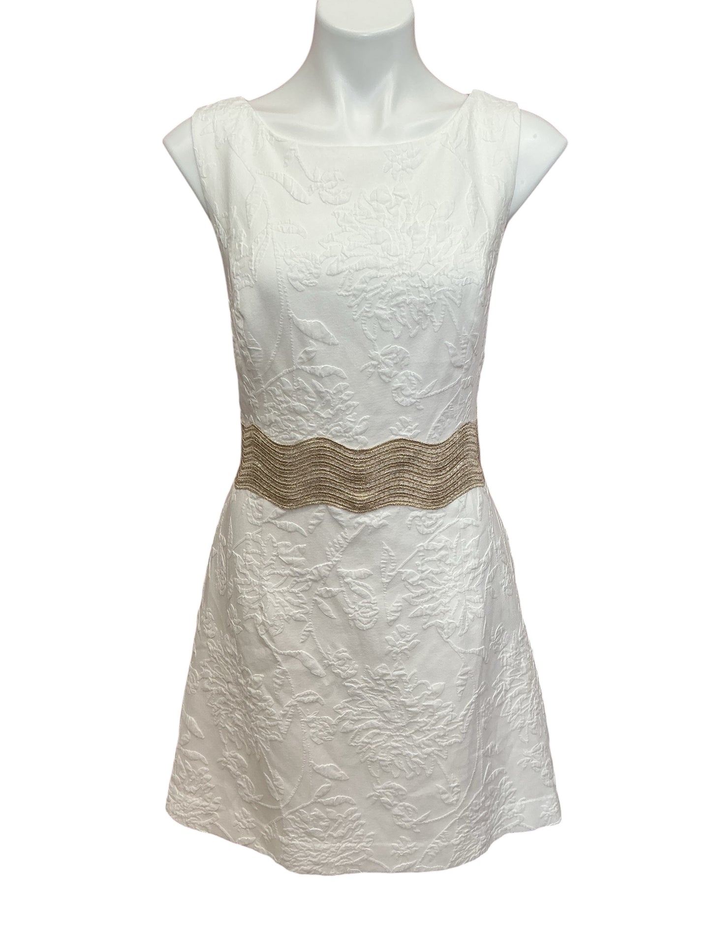 Lilly Pulitzer Siarra Stretch Dress Resort White Caliente Pucker Jacquard - Size 12