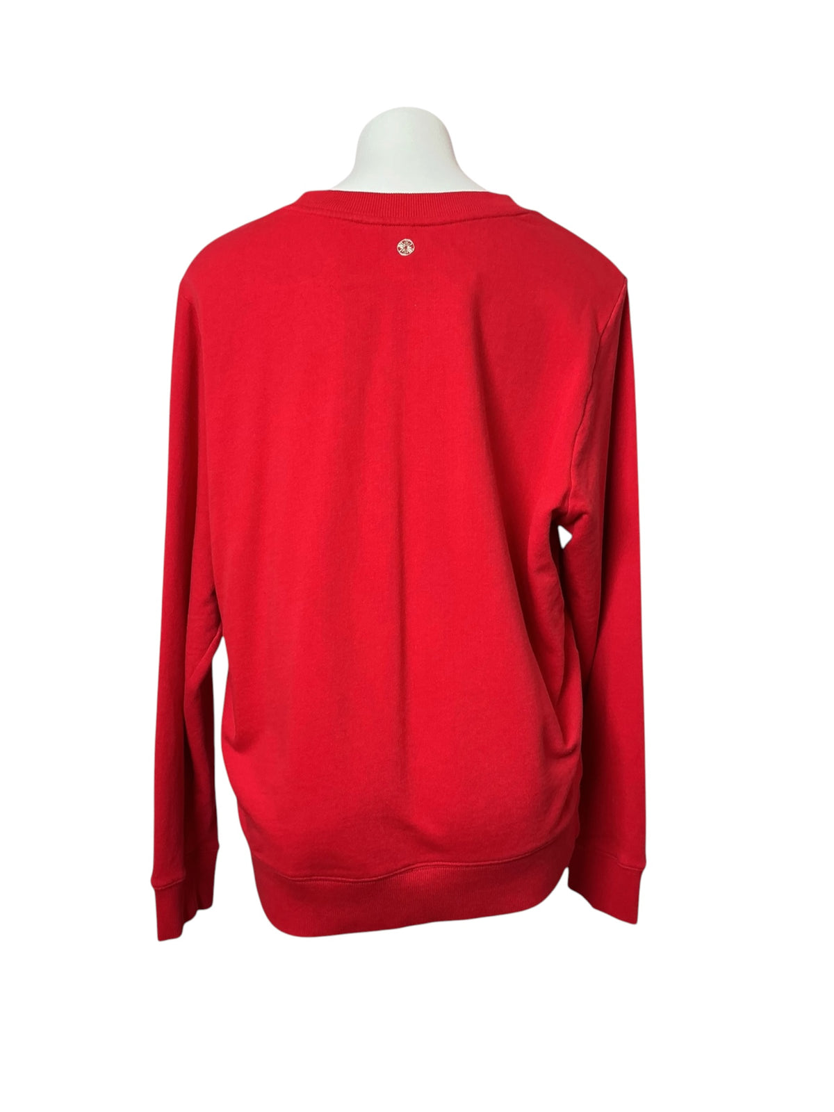 Lilly Pulitzer Ballad Long Sleeve Sweatshirt Amaryllis Red - Size M