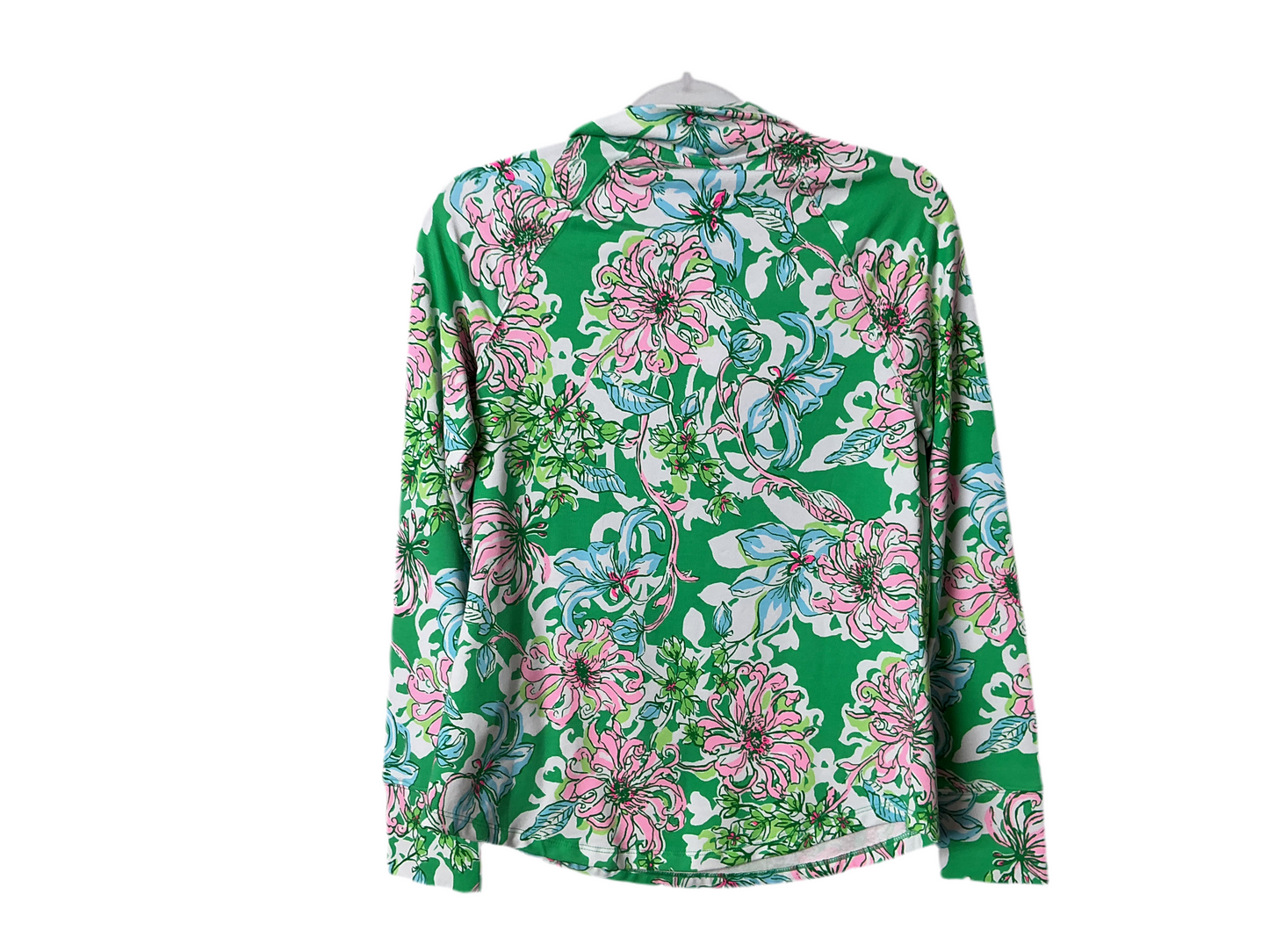 Lilly Pulitzer NWT - UPF 50+ Skipper Popover - Spearmint Blossom Views - Size XXS