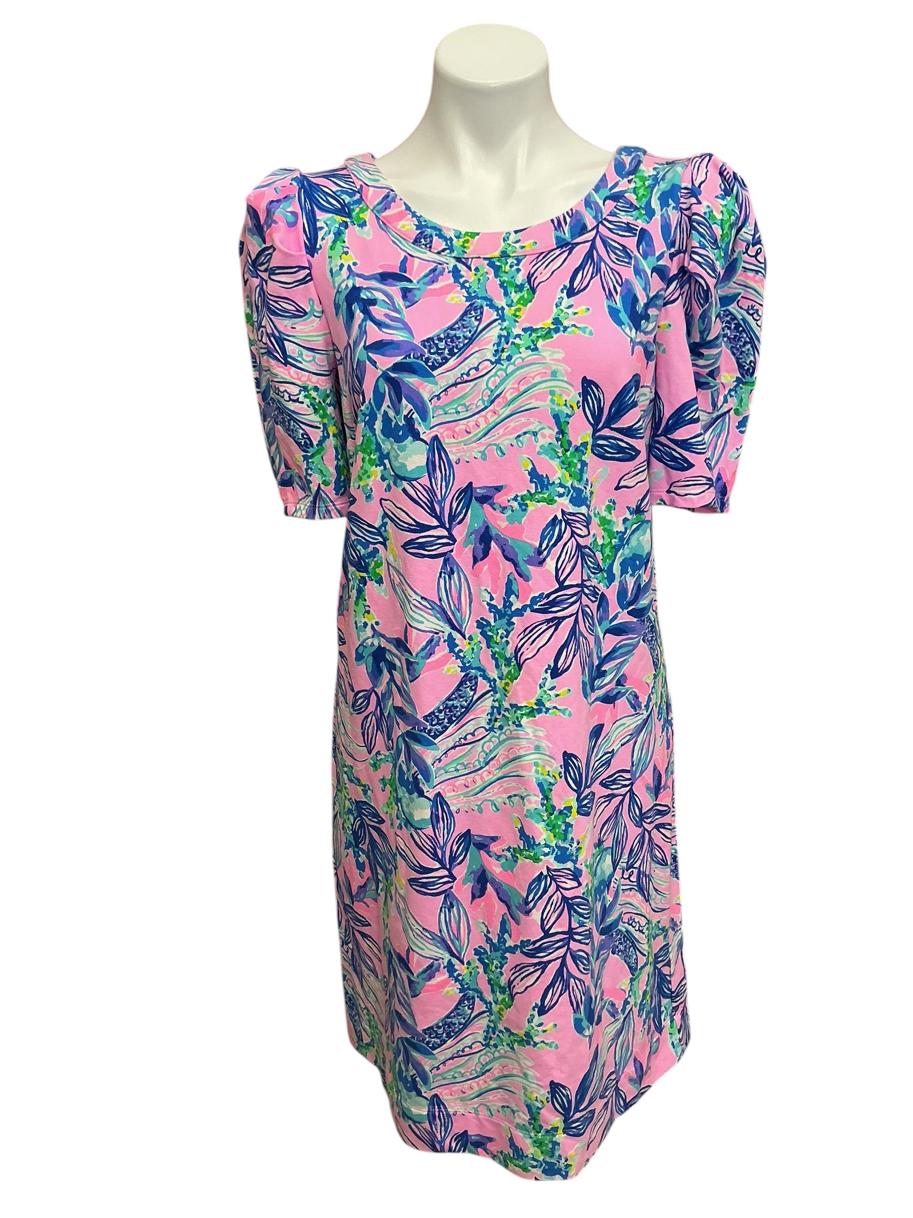 Lilly Pulitzer AS IS Harriet Dress Lilac Rose Just A Lil Jelly - Size L