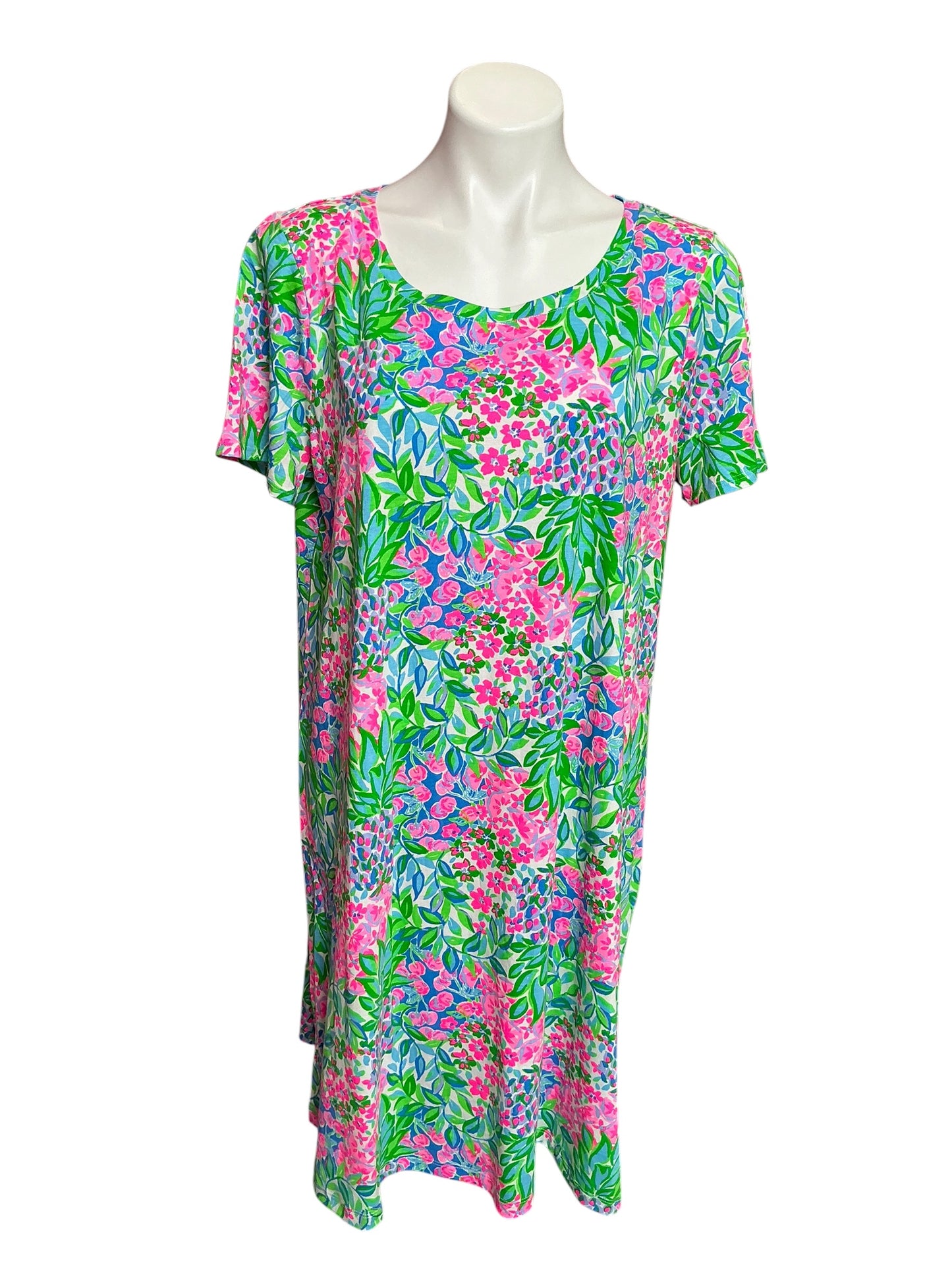 Lilly Pulitzer NWT Cody Short Sleeve Dress Multi A Cherry On Top - Size XL