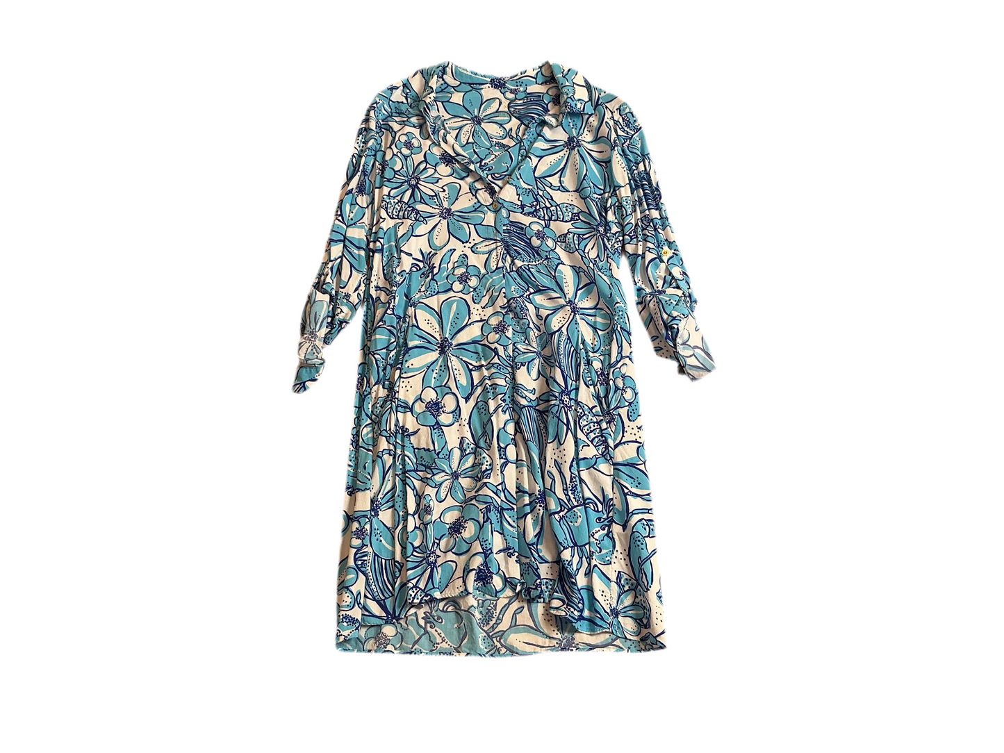 Lilly Pulitzer Lillith Tunic Dress Pop Up Coronado Crab - Size XS