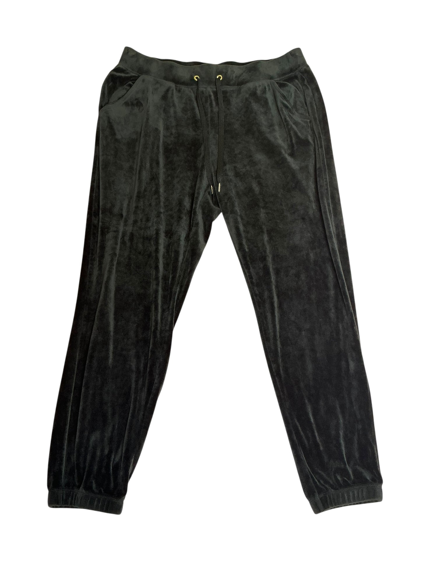 Lilly Pulitzer Mallie Velour Pants Black - Size L