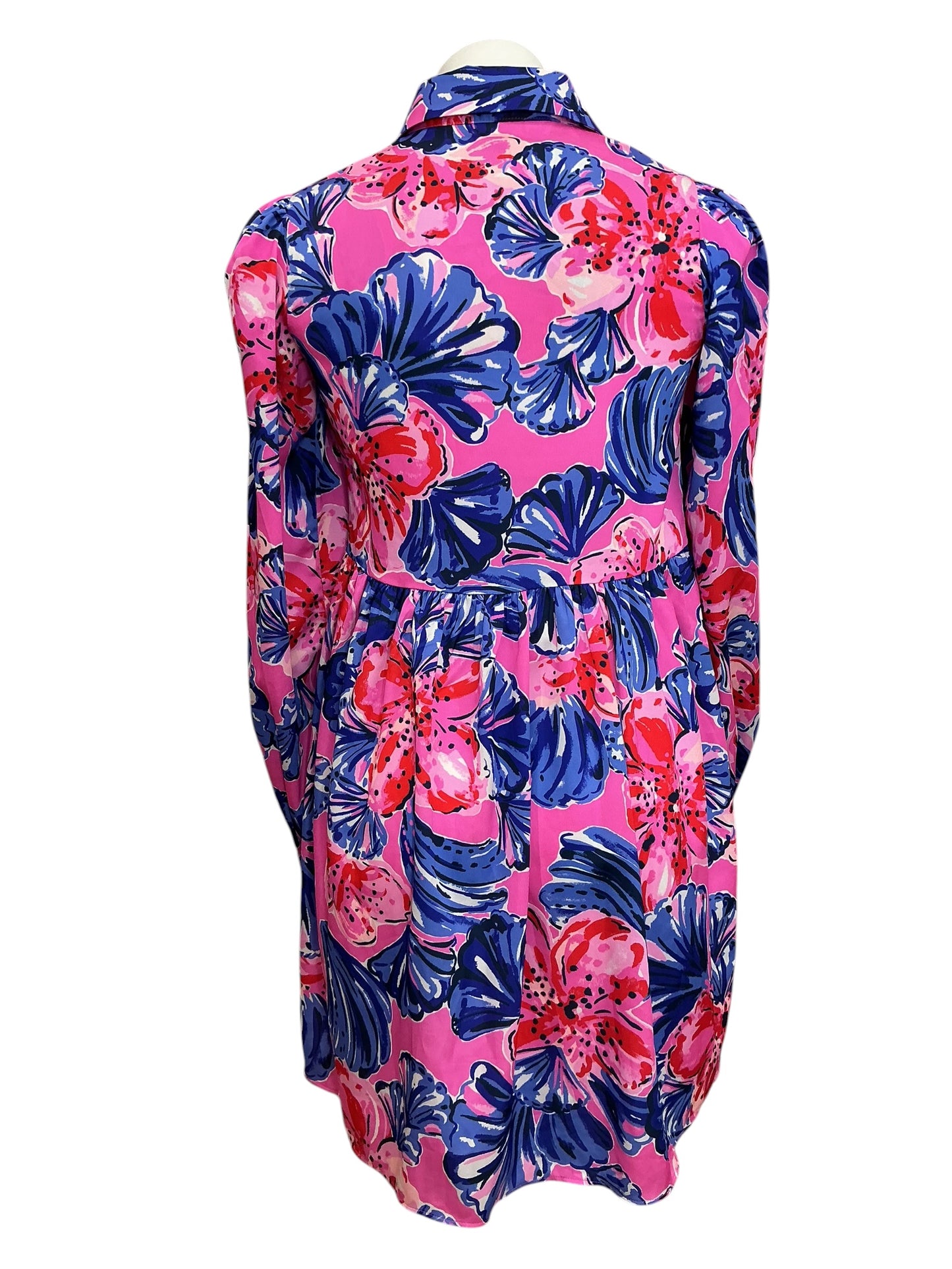 Lilly Pulitzer Arlie Dress Plumeria Pink In A Holidaze - Size XXS