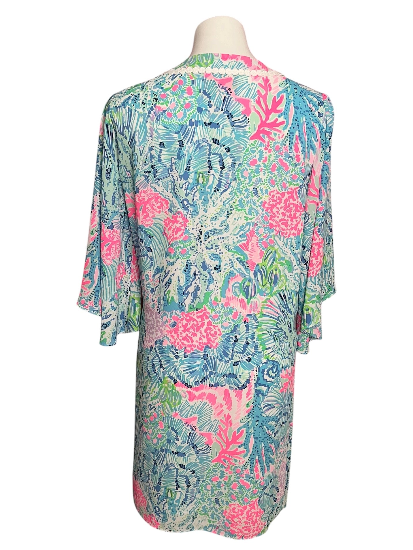 Lilly Pulitzer Delancey Dress Multi Sink or Swim - Size L