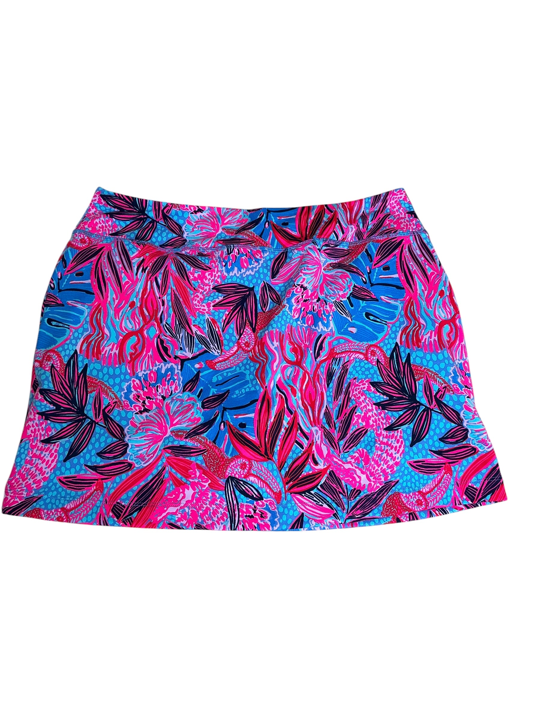 Lilly Pulitzer NWT Semana Skort UPF 50+ Ruby Red Wild Times - Size L