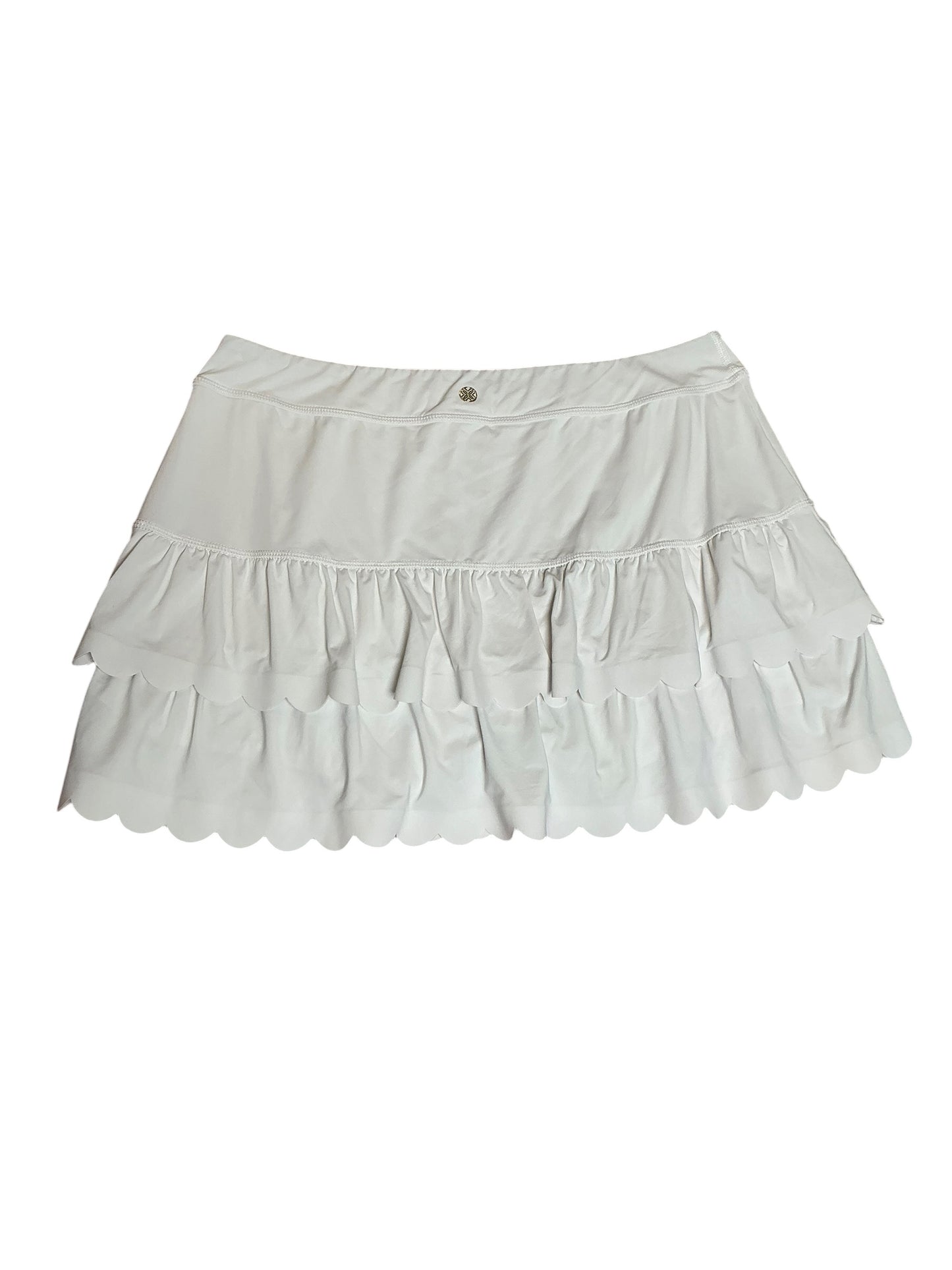 Lilly Pulitzer UPF 50+ Luxletic Miesha Scallop Skort Resort White - Size XL