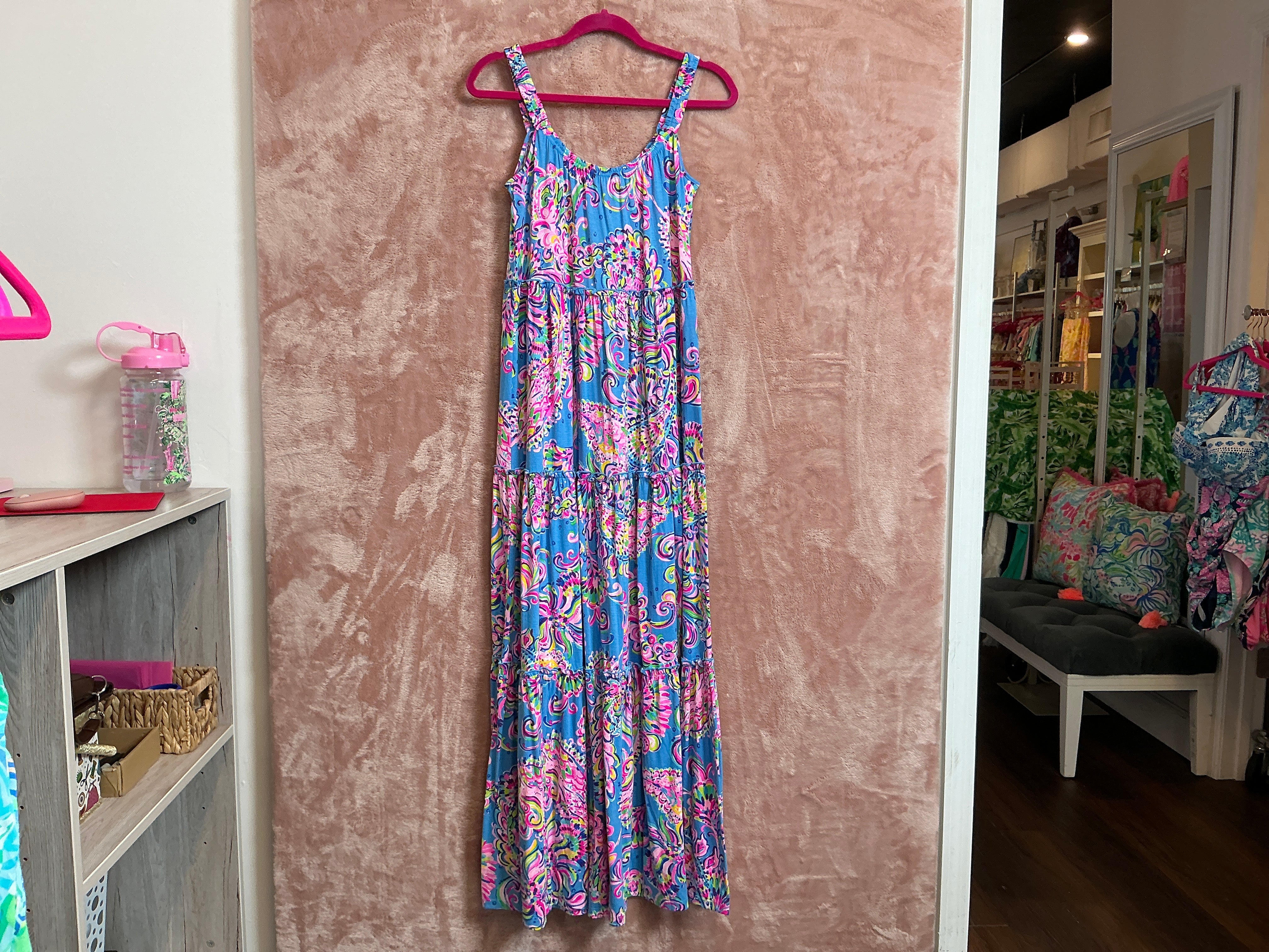 Lilly Pulitzer NWT Loro Maxi Dress Multi Mermaid Grotto - Size XXS