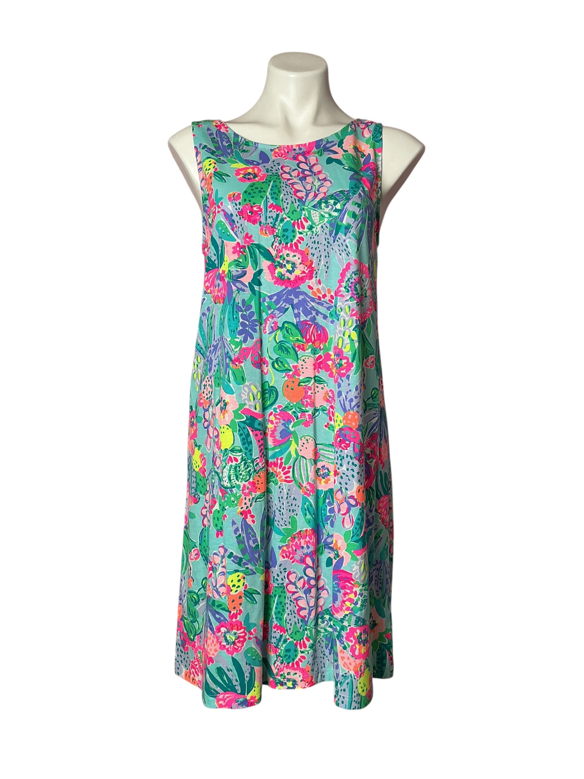 the Lilly Pulitzer Kristen Swing Dress Me and My Zesty - Size M