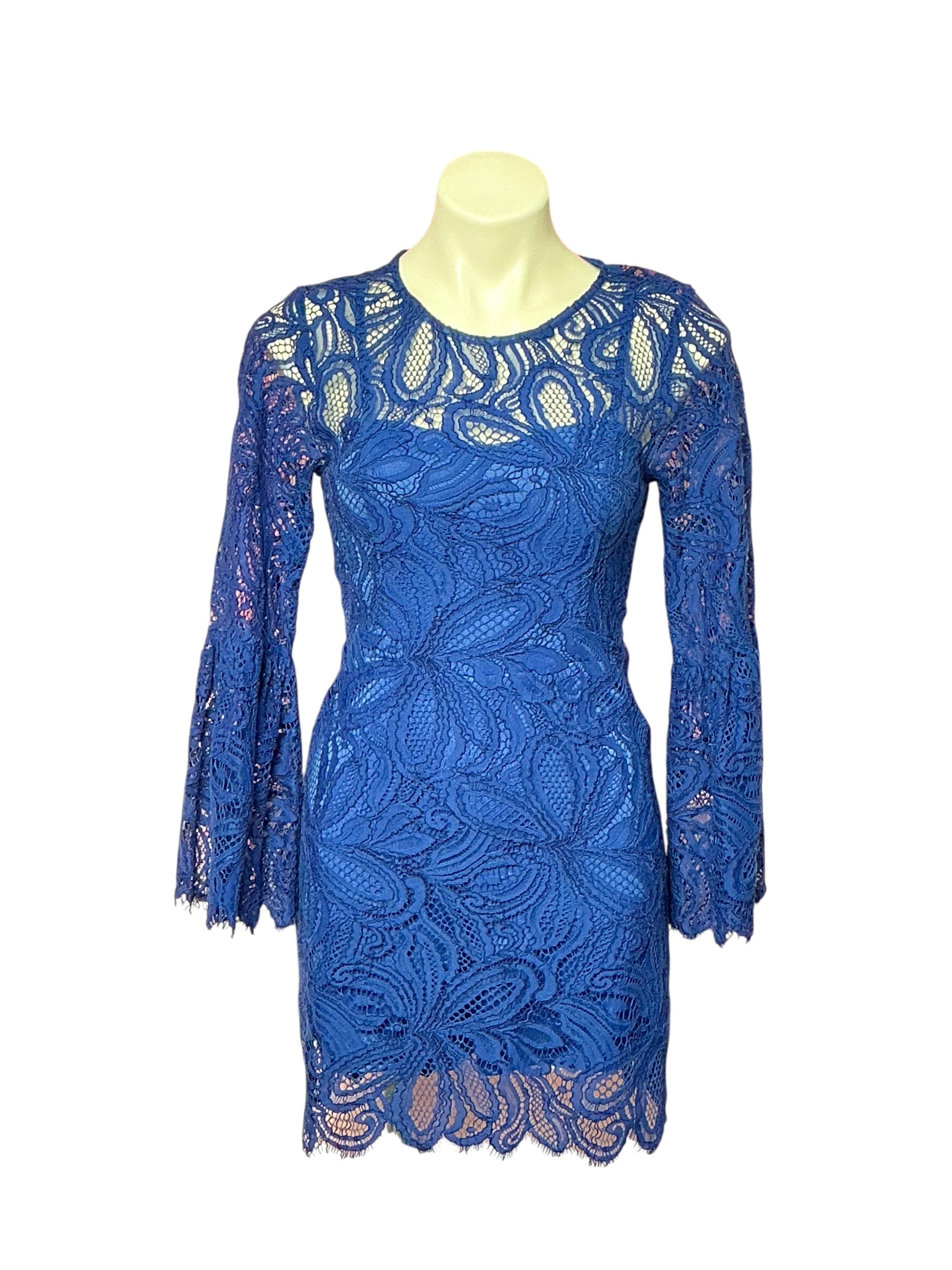 Lilly Pulitzer NWT - Denise Romper - Lapis Lazuli Floral Loopy Lace - Size 0