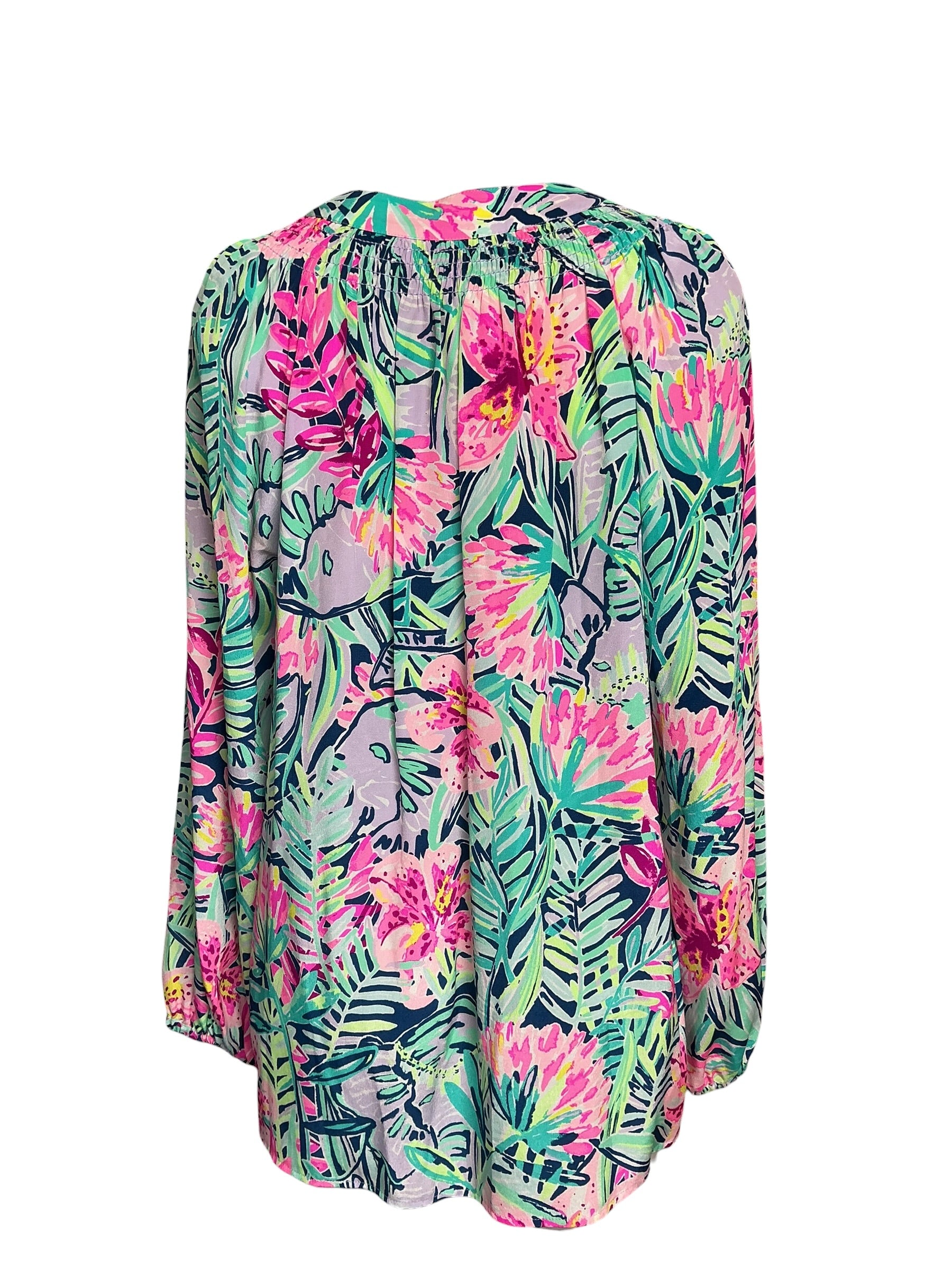 Lilly Pulitzer NWT Elsa Top - Multi Slathouse Soiree - Size M