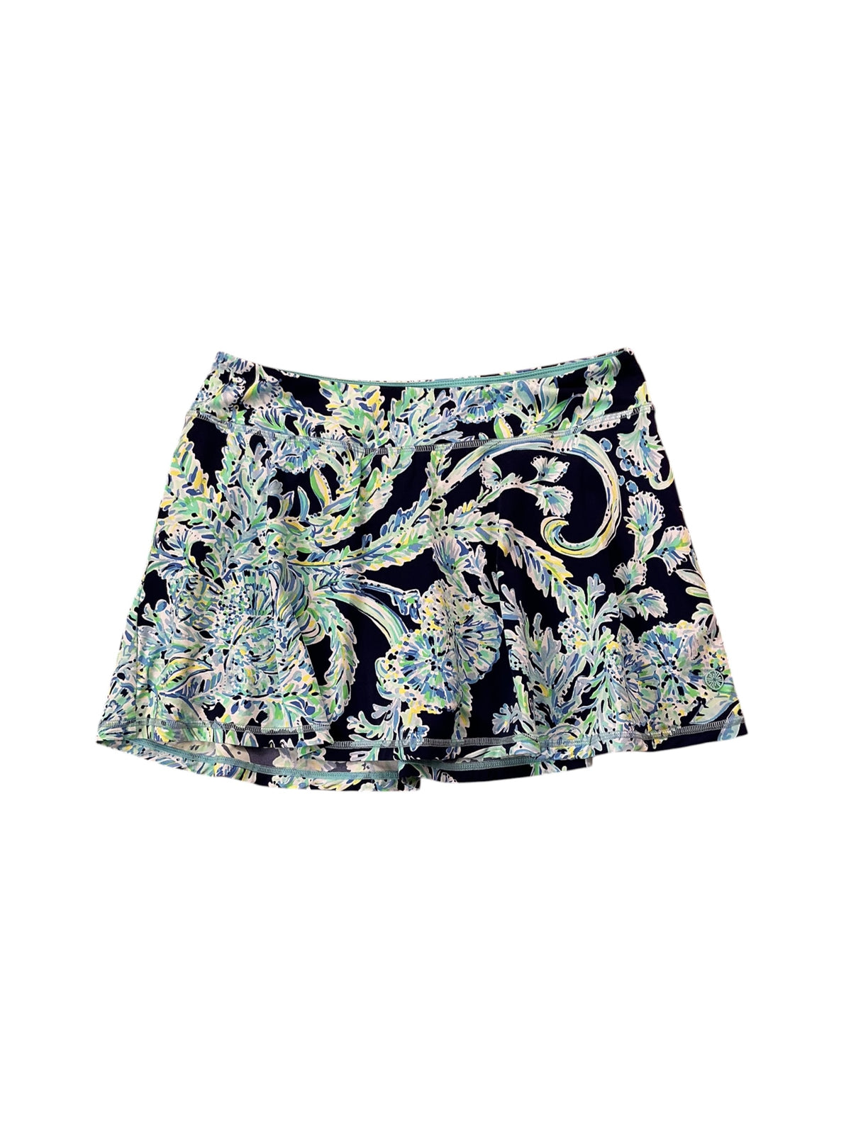 Lilly Pulitzer Luxletic Skort High Tide Navy Scuba Doo - Size M