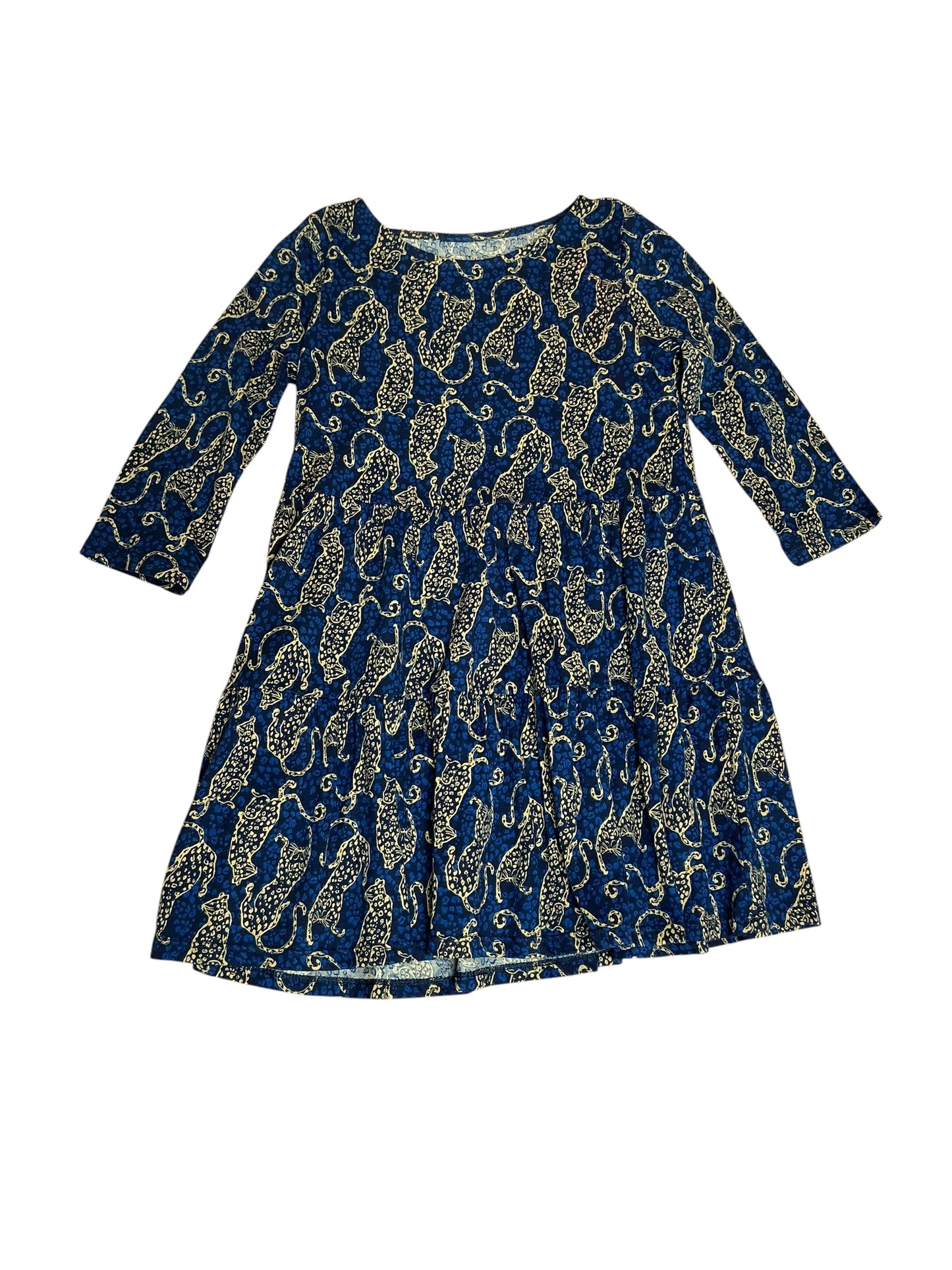 Lilly Pulitzer NWT Girls Mini Geanna Dress Low Tide Navy Easy To Spot - Size M