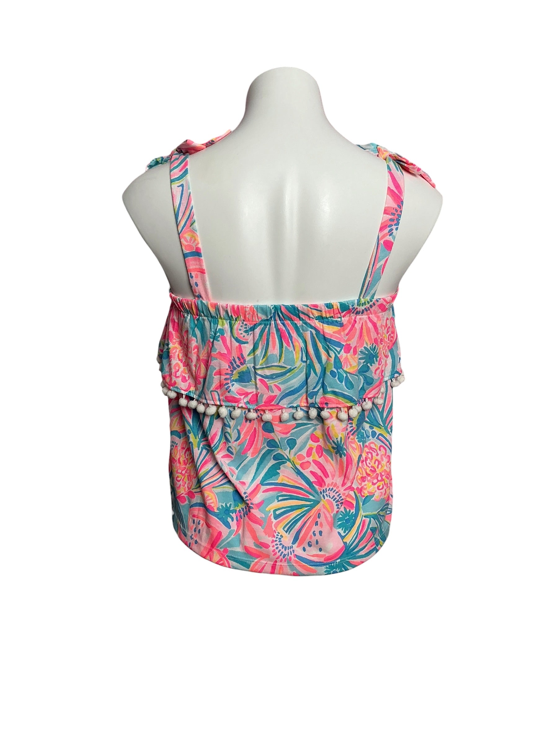 Lilly Pulitzer NWT Benita Top Multi Tropical Punch - Size XS