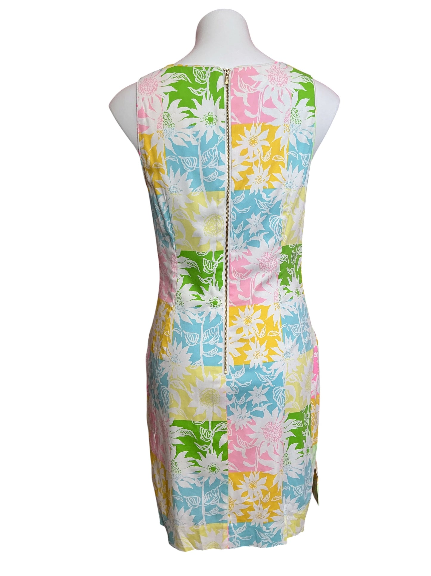 Lilly Pulitzer The Lilly Shift Dress Multi Via Sunny Sunflowers - Size 4