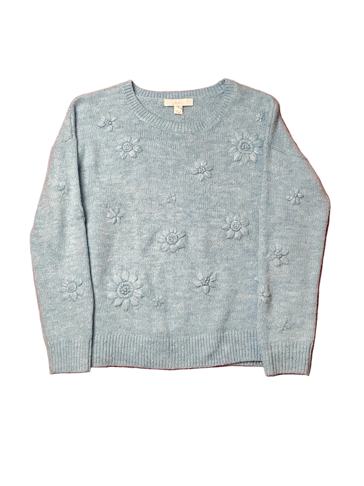 Hesthered Lilly Pulitzer Elizabelle Sweater - Heathered Bonaire Blue Coastal Flo ...