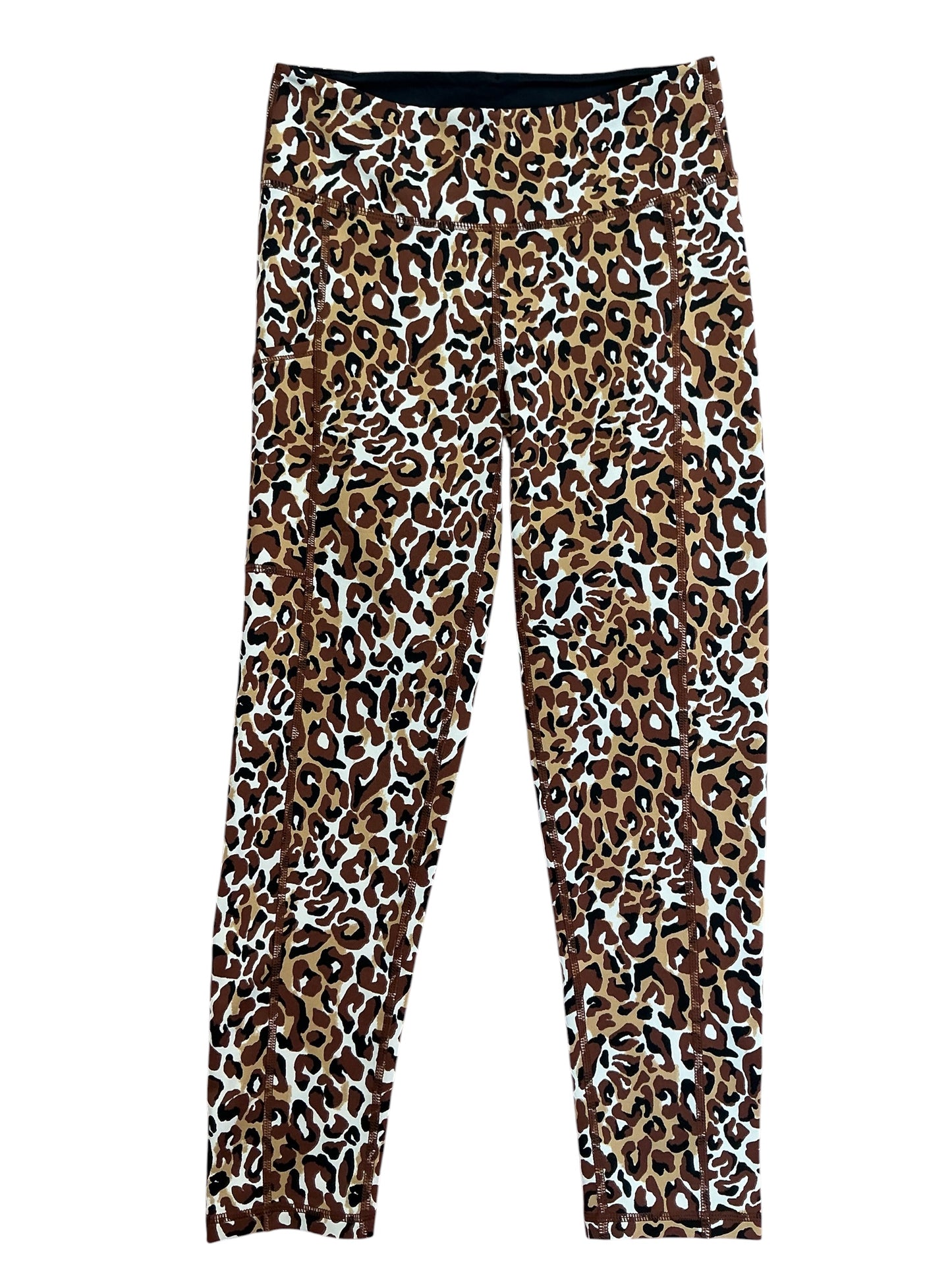 Lilly Pulitzer Weekender Midi Leggings Chocolate X Onyx My Favorite Spot - Size S