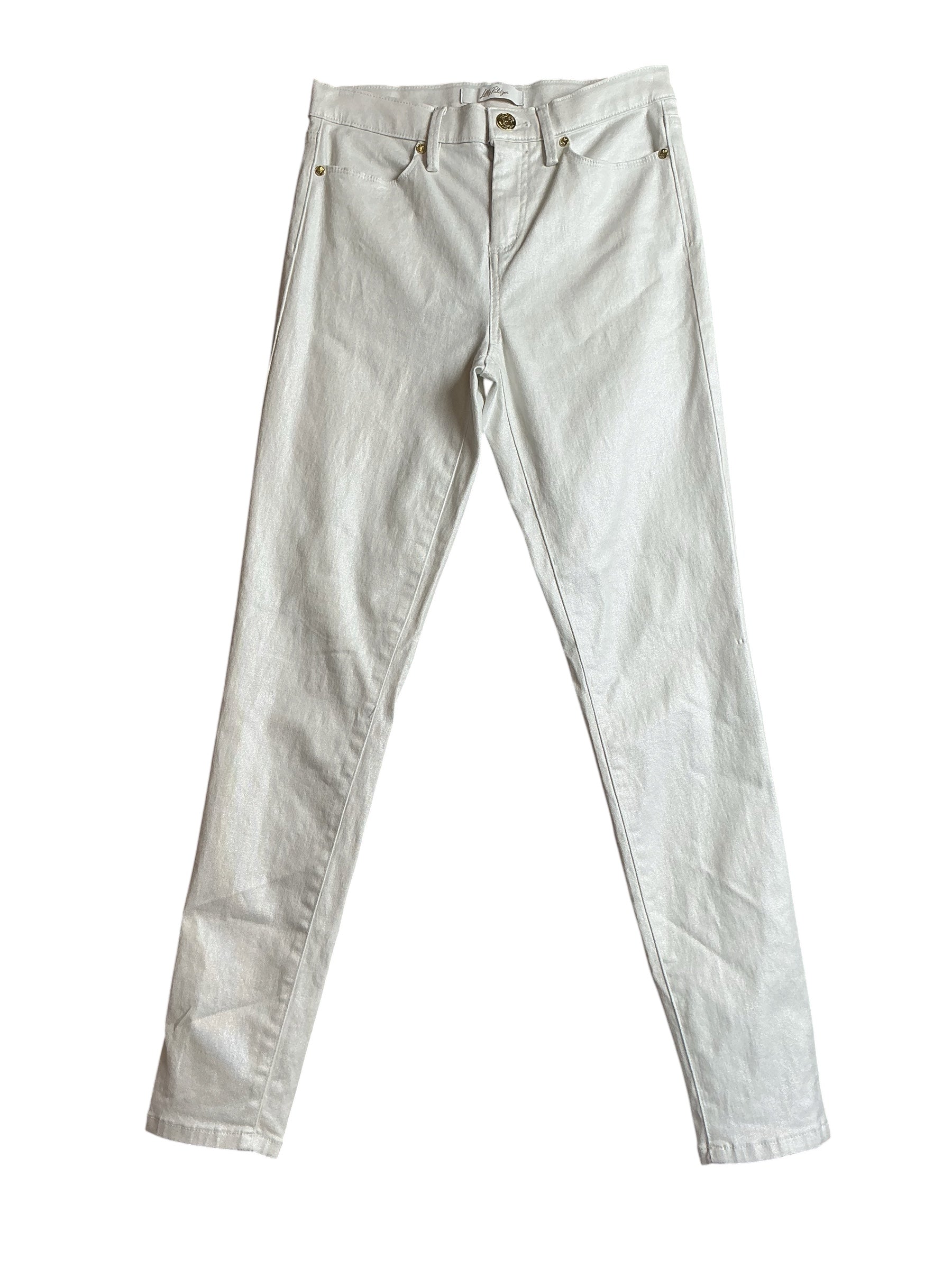 Lilly Pulitzer Skinny Jeans - Metallic - Size 2