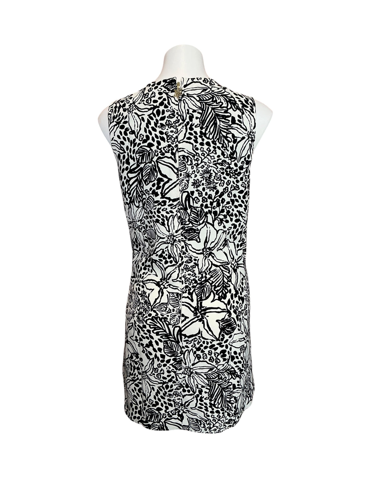 Lilly Pulitzer Edita Shift Dress Onyx Lots To Spot - Size 8