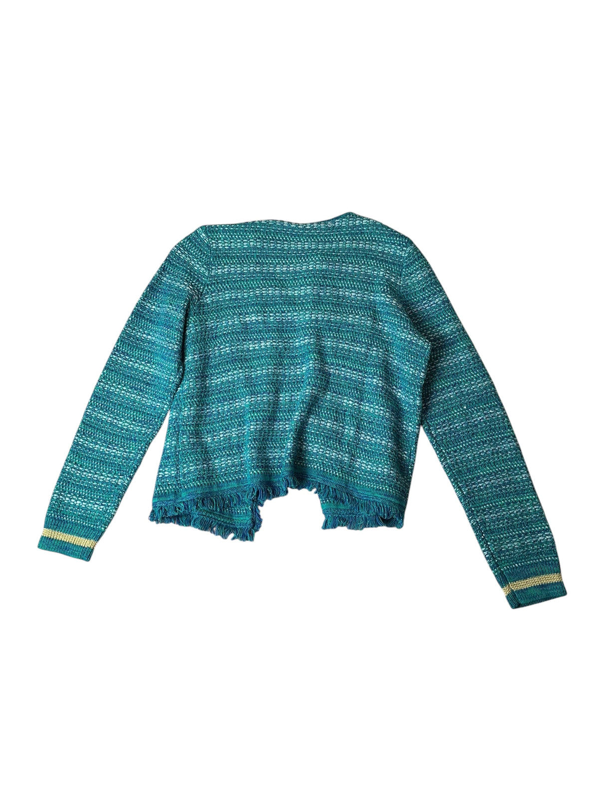 Lilly Pulitzer NWT Beckington Cardigan Blue Grotto Metallic Tweed - Size XL